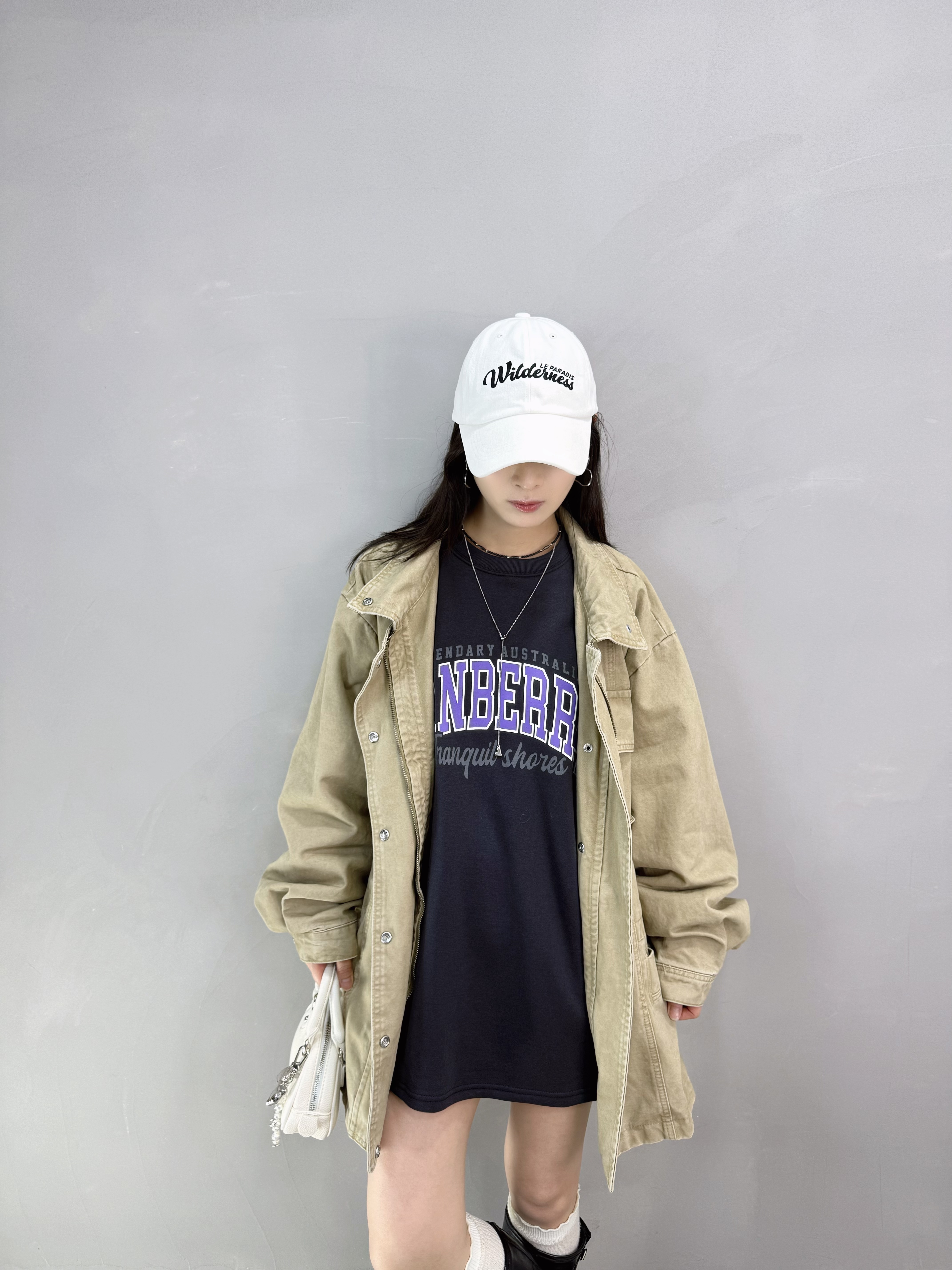 G87 Canberra開叉加薄絨衛衣