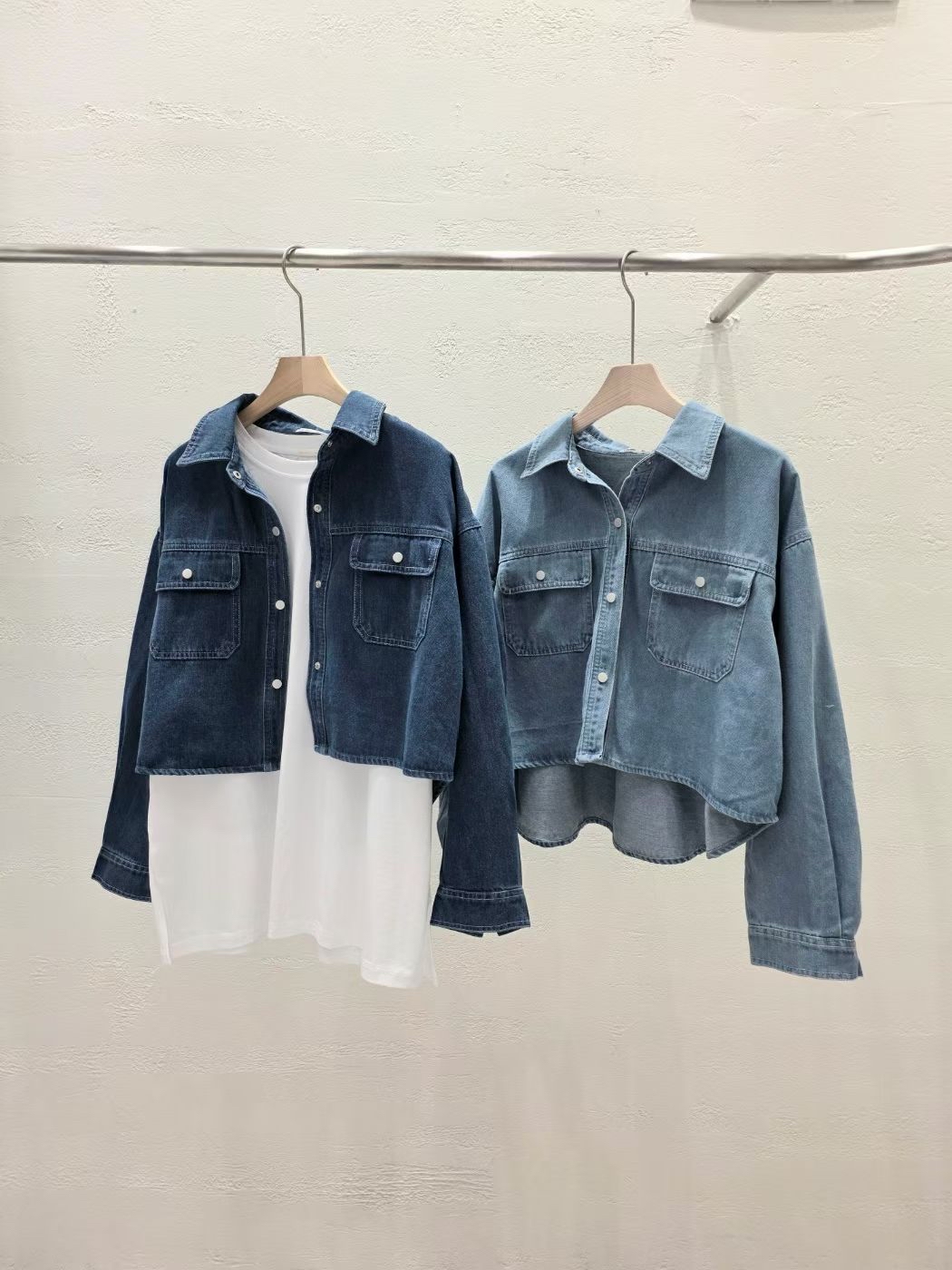 OB YE  超短身牛仔外套（平袋）