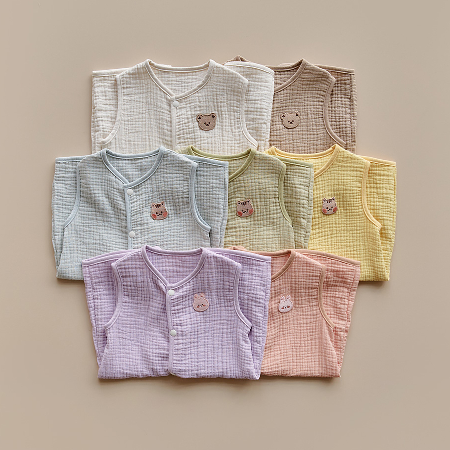 DOTTODOT 七彩棉花糖系列-3重棉紗自由伸展連體睡袋