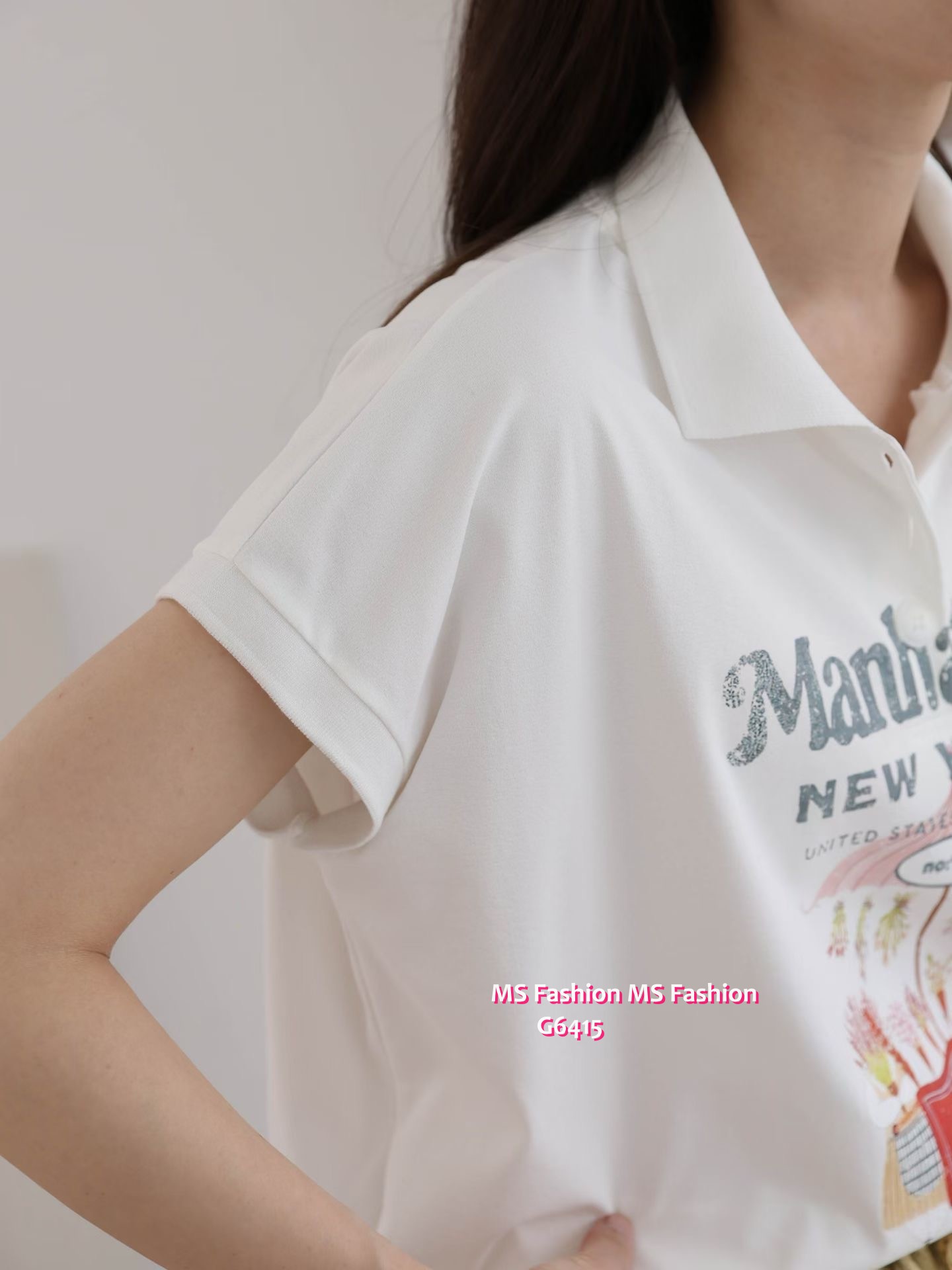 G6415 靚print polo恤