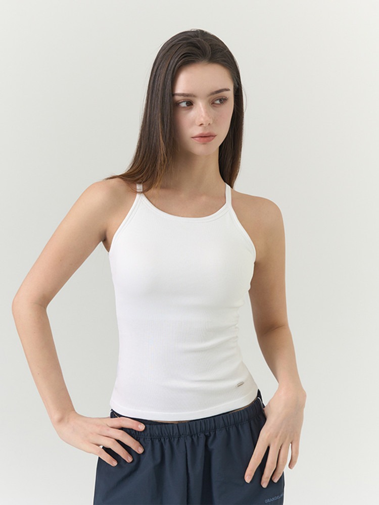 入膊小圓領長身Top 預購_Soft Lip Halter Top by Grandeline