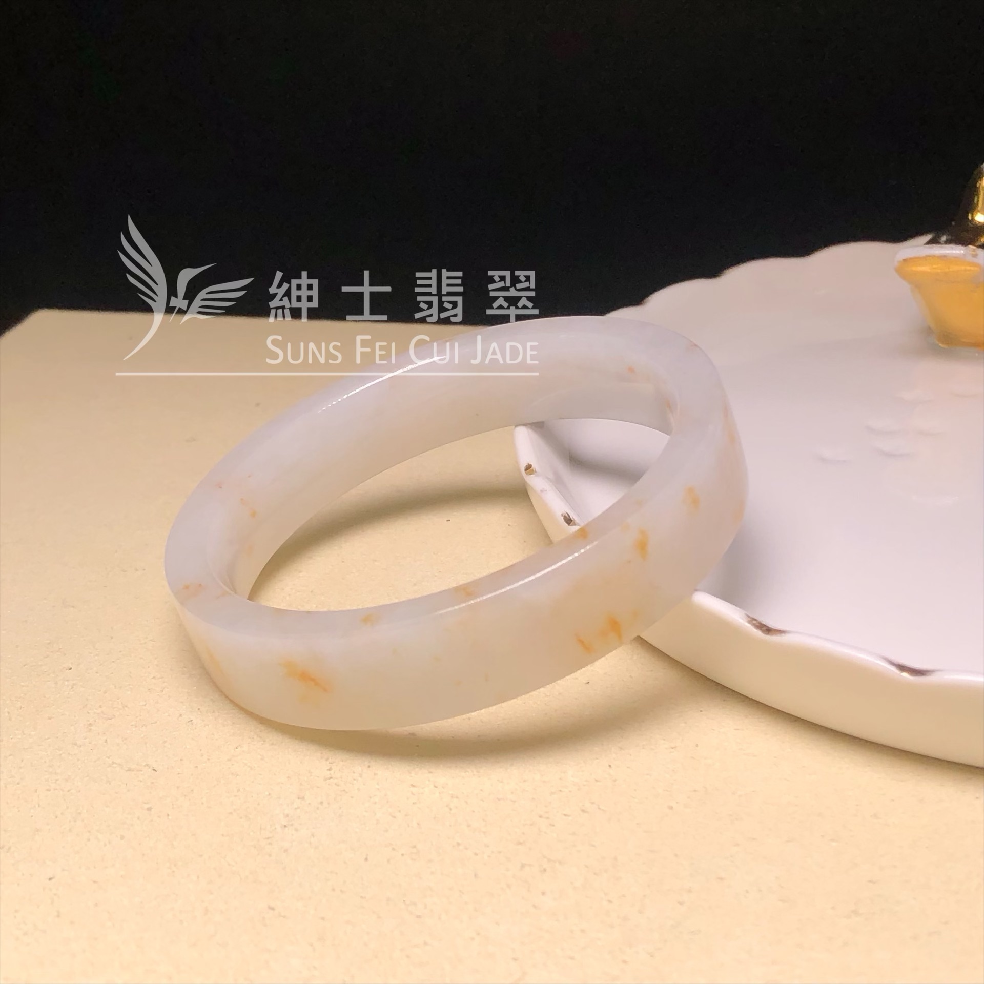 C06804 桂花糕方鐲50.5mm
