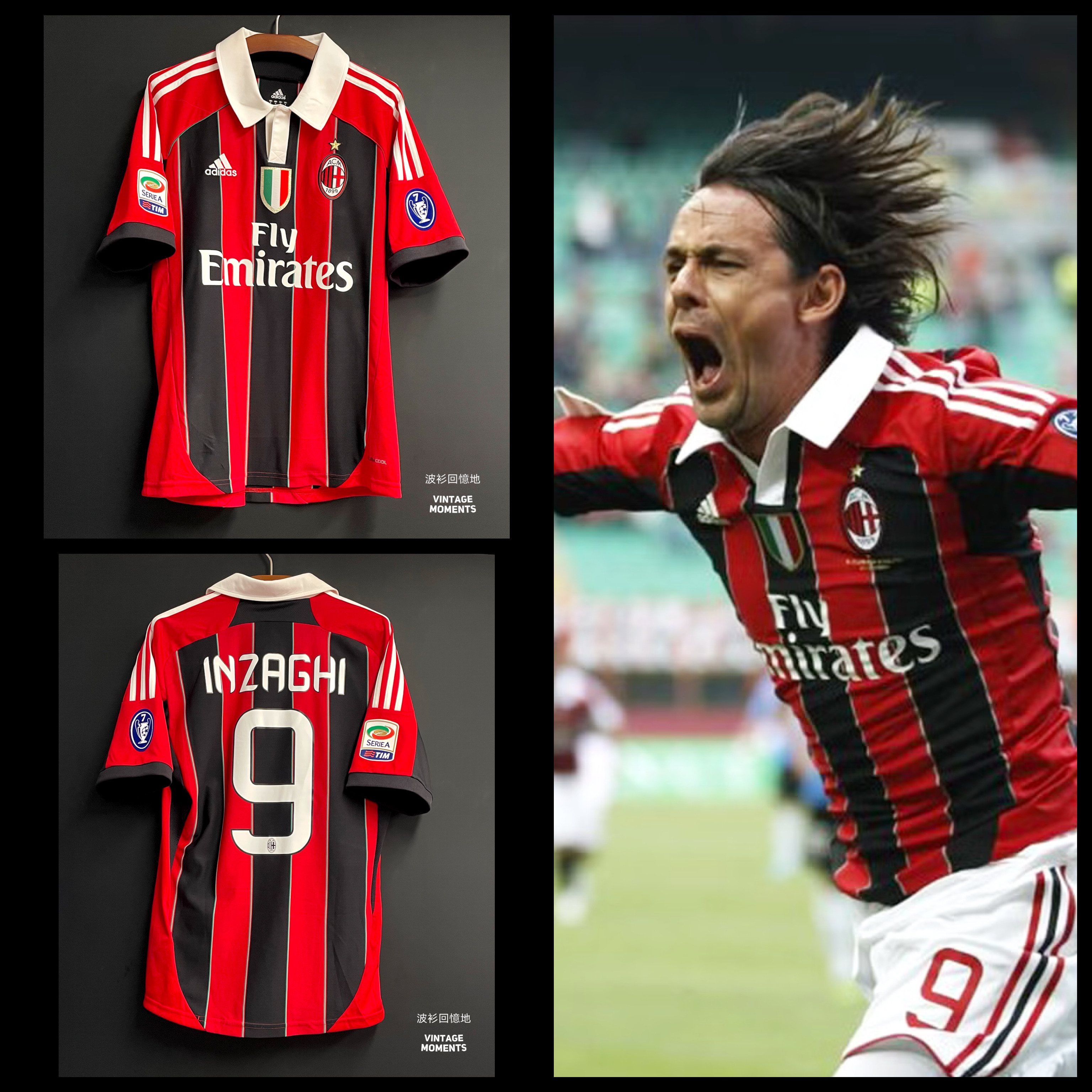 AC米蘭12/13主場 恩沙基 AC MILAN HOME INZAGHI