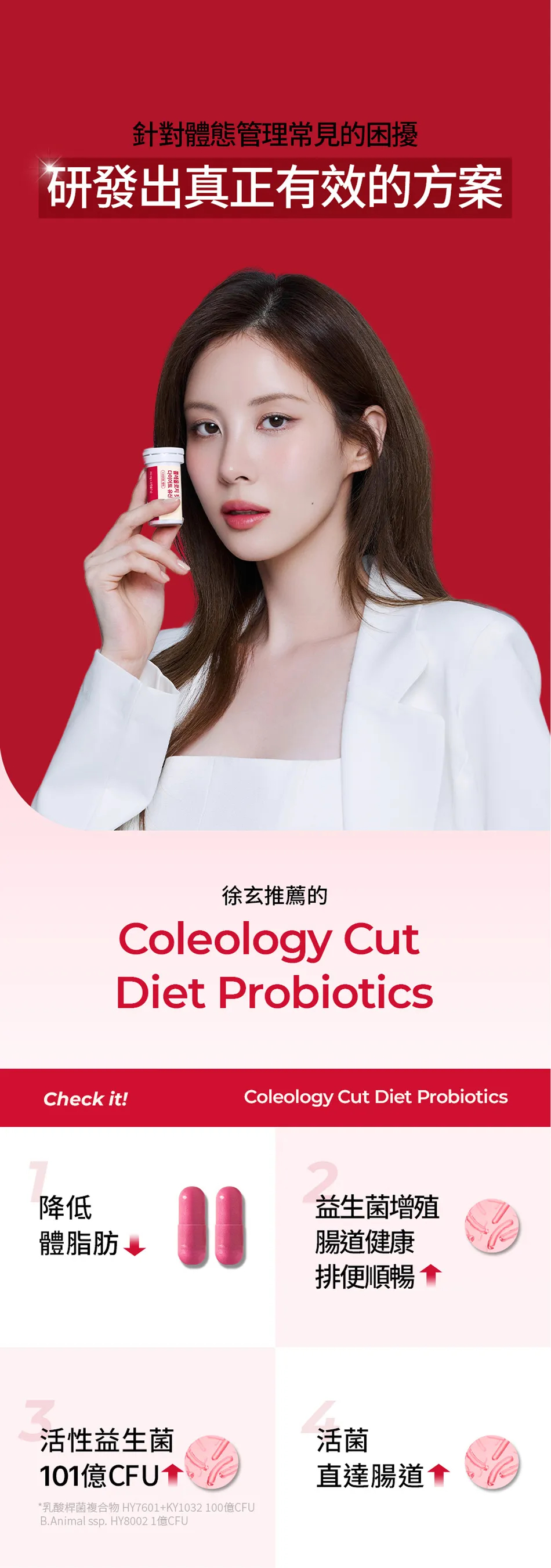 FOODOLOGY 纖體活性益生菌 Coleology Cut Diet Probiotics  (20粒/10天)