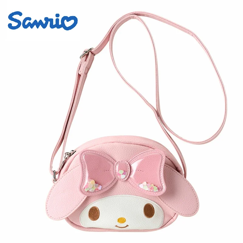 🆕【⭐訂購⭐】🇯🇵 日本直送 #Sanrio BIG FACE 閃片蝴蝶結🎀單肩包［4款選］🌀[PLJD-0198] [261101]