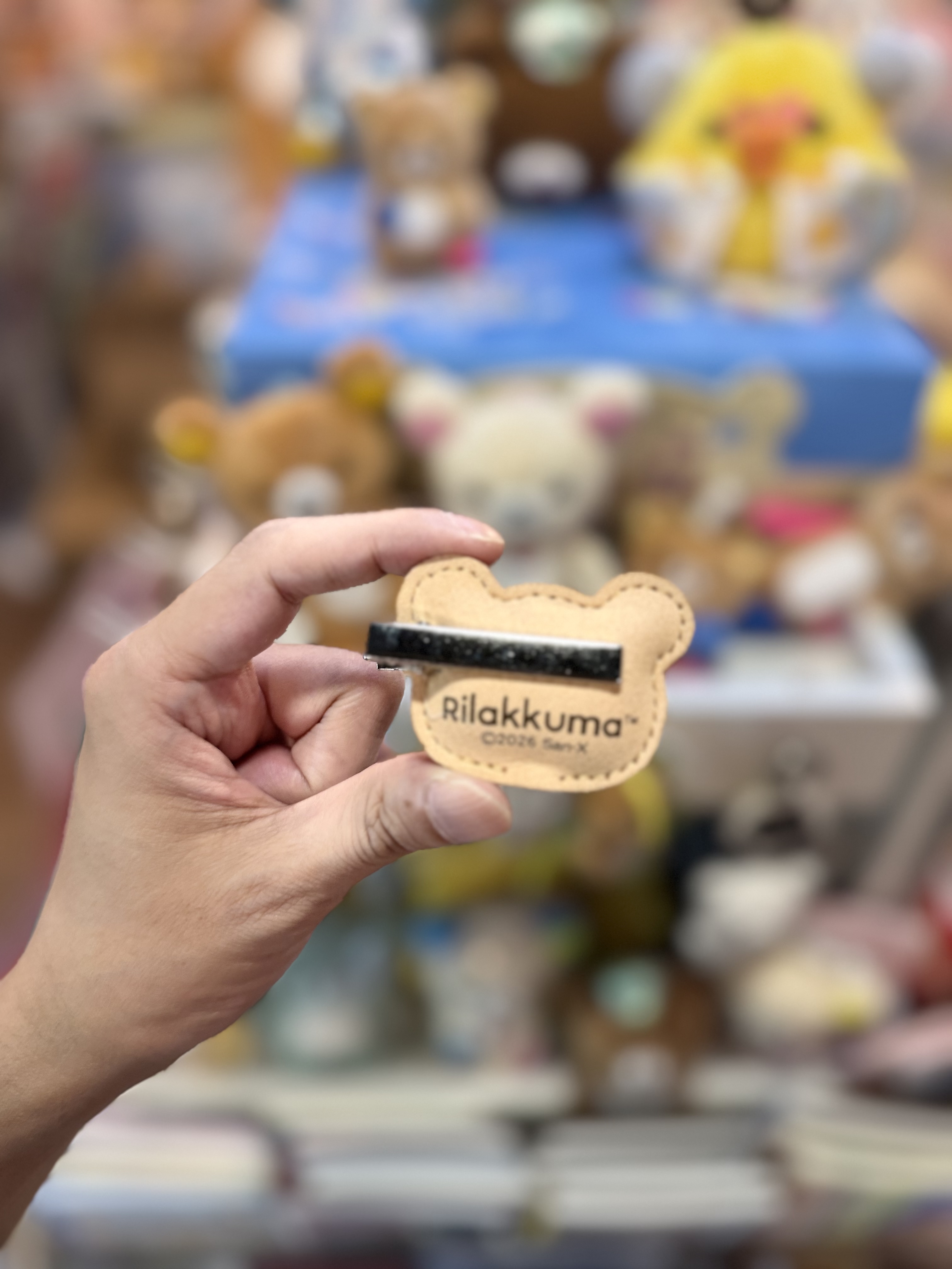 《現貨》全新Rilakkuma 閃石髮夾
