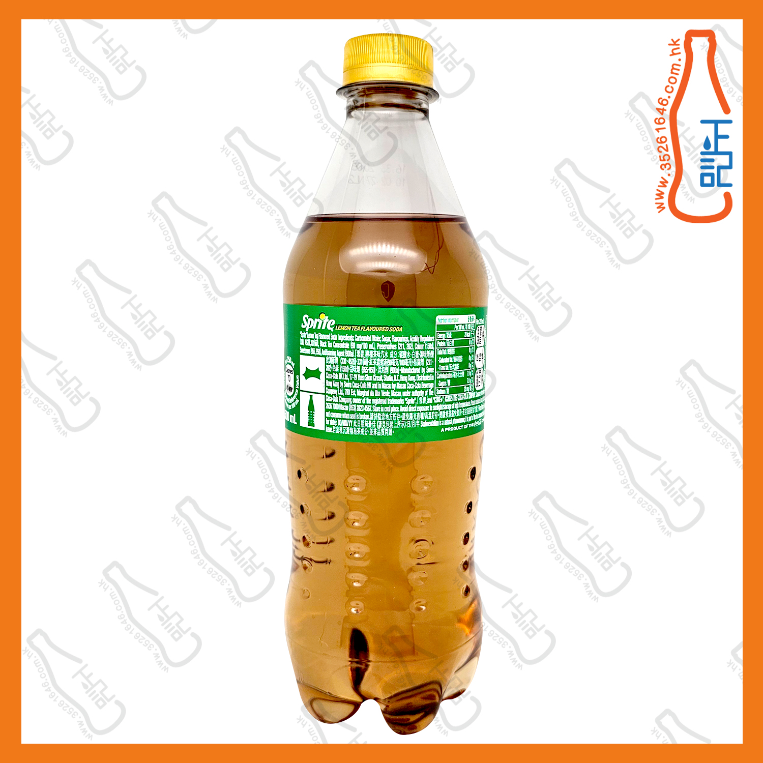 (支裝) 雪碧 檸檬茶味汽水 500ml x 24支 /箱
