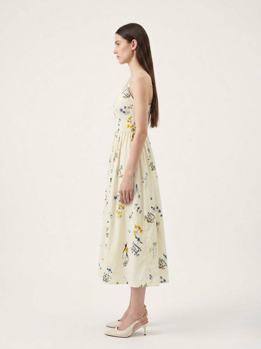 W6225 - Soft Floral Dress