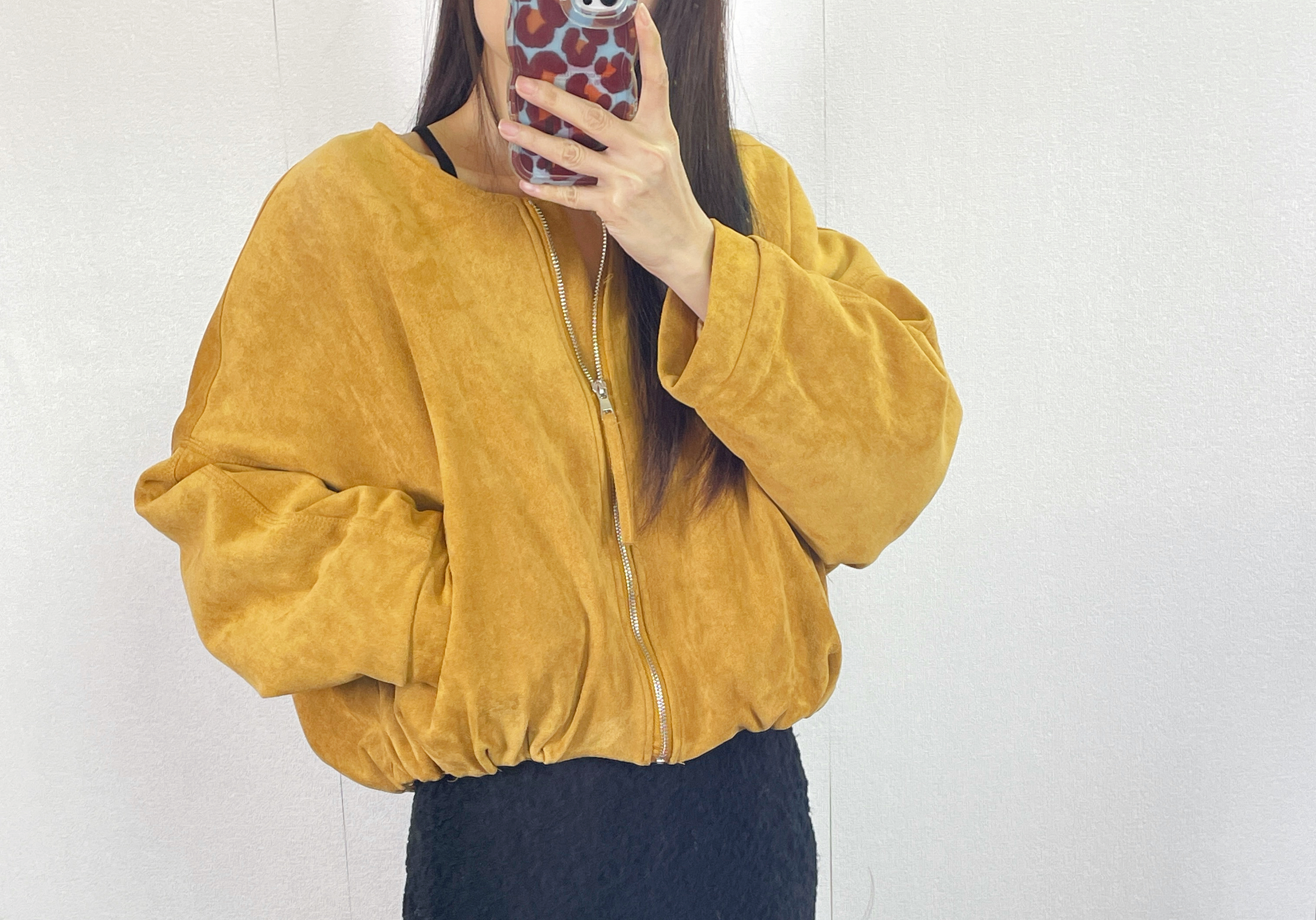 K5541 南瓜色猄布間棉褸