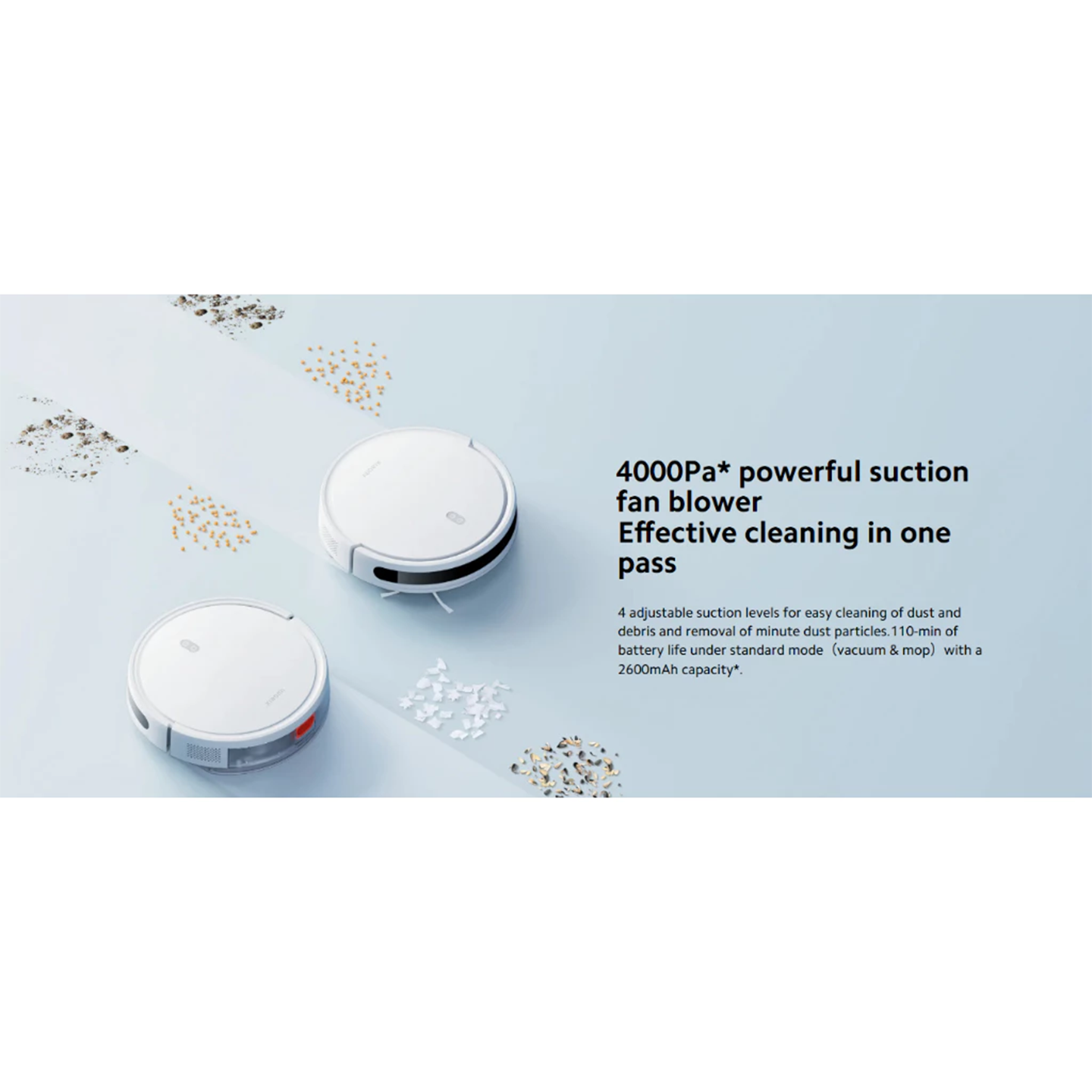 Xiaomi 4000Pa Robot Vacuum E10 Slim (BHR6783EU)