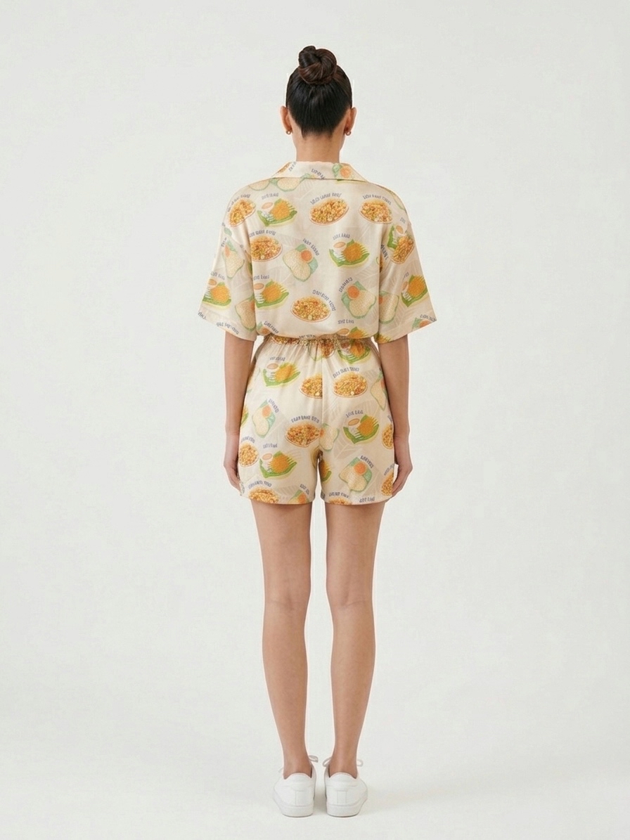 T6340 - Malaysian Food Blouse