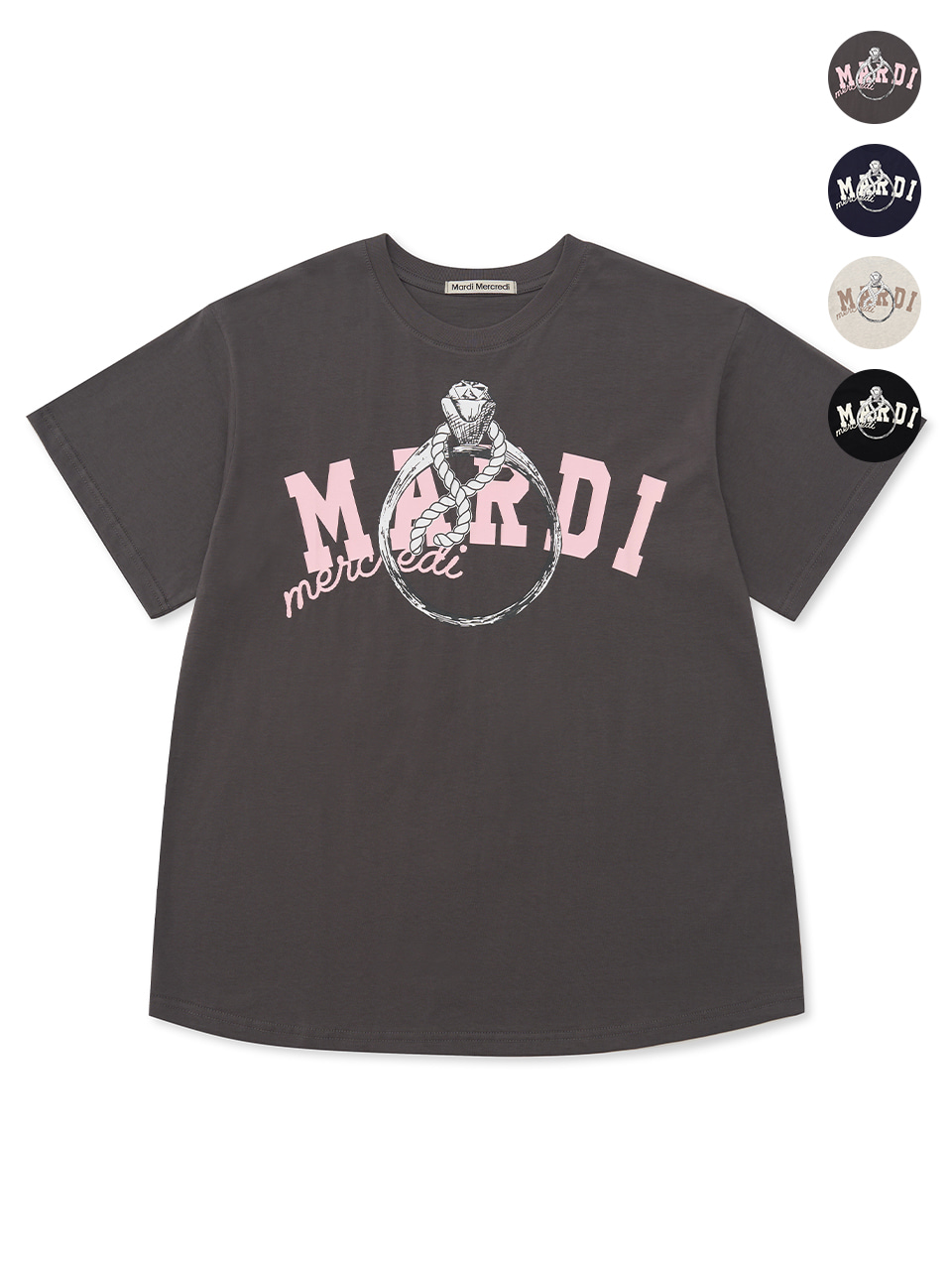 Mardi Ring with Rock Tee