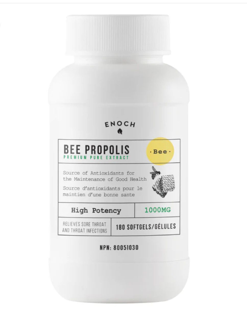 Enoch Hi-Potency 高效蜂膠提取物膠囊 1000mg 180粒