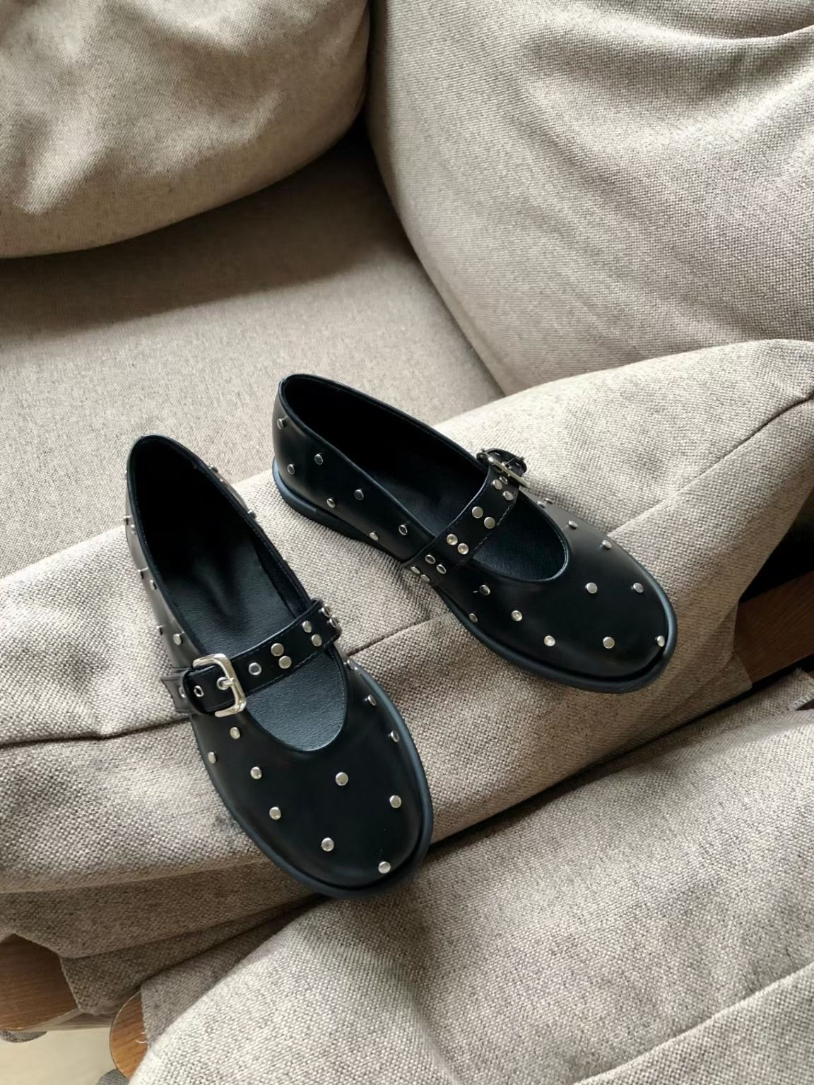 Studded flats 