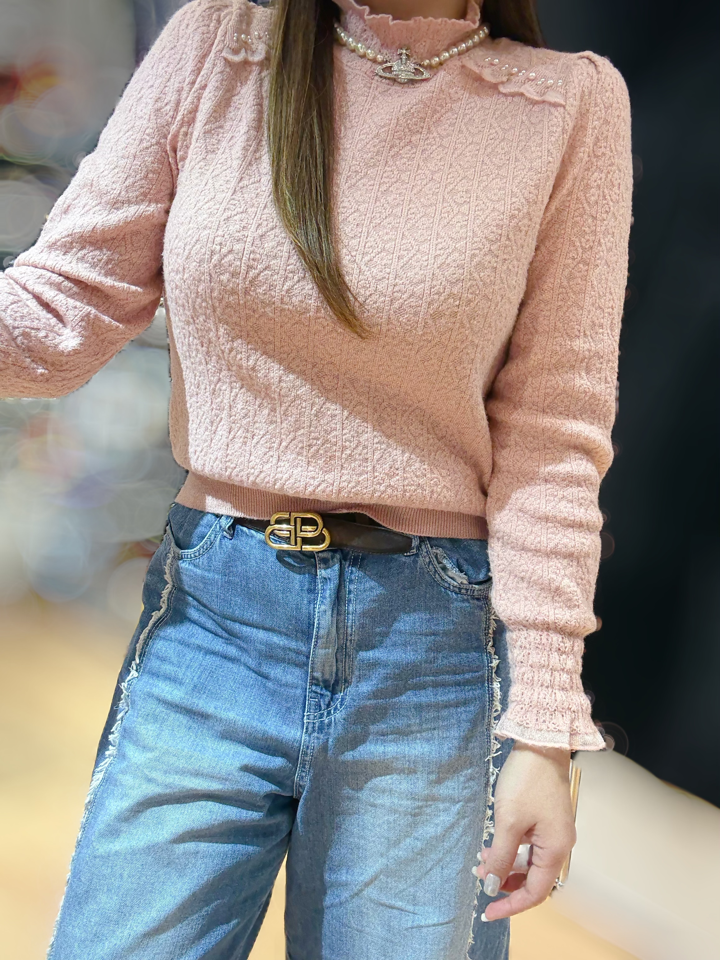 Balenciaga belt 80/brown