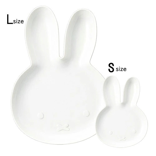 【日本直送】Miffy 立體兔耳陶瓷餐盤！打造治癒系餐桌風格 