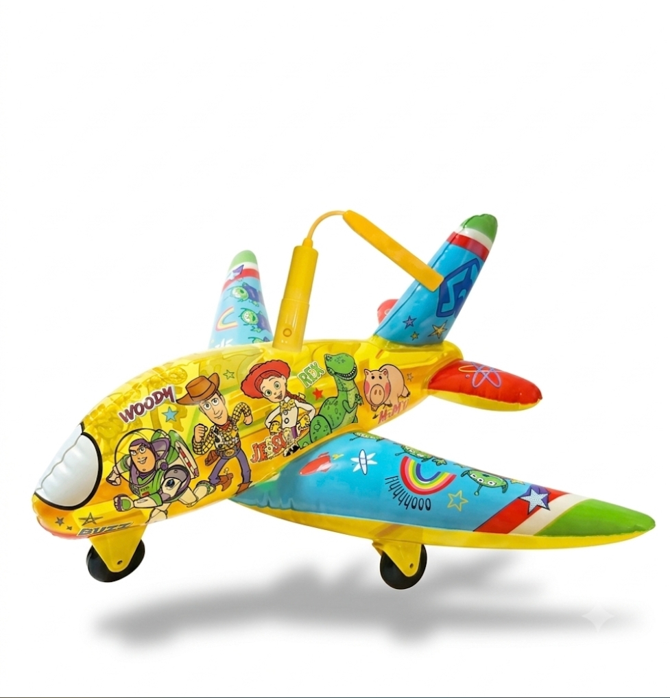  正版反斗奇兵Toy story飛機音樂吹氣燈籠