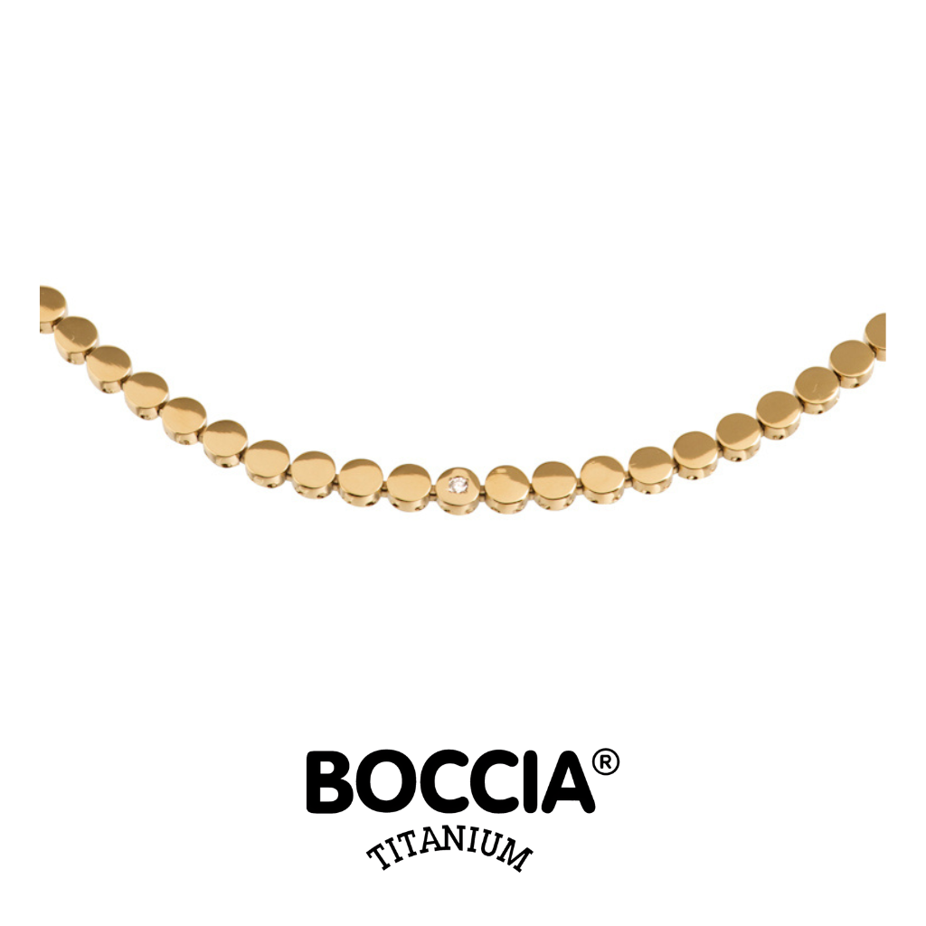 Boccia Titanium 08074-04 鈦金屬 / 鍍金項鍊