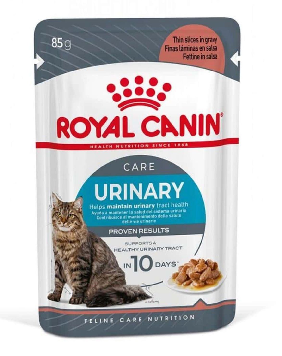 皇家犬糧泌尿道護理貓糧（肉汁薄片）85克