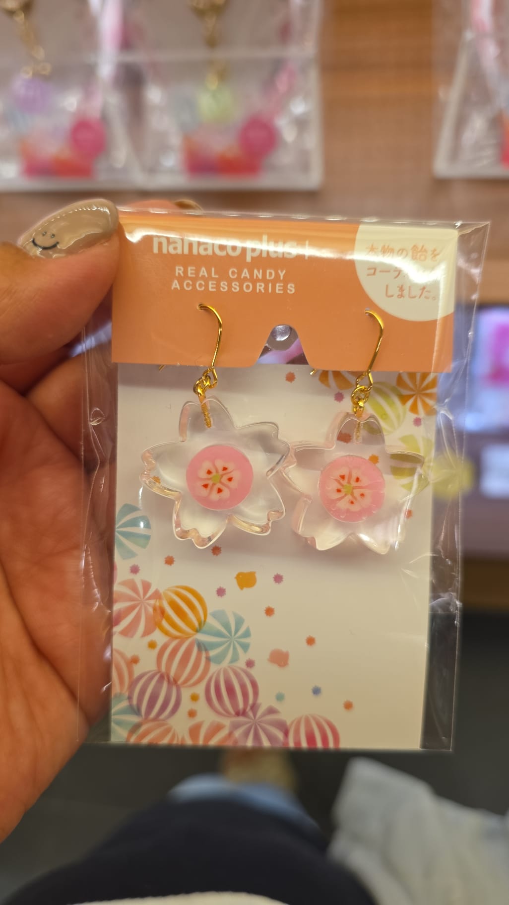 nanaco plus Sakura earrings