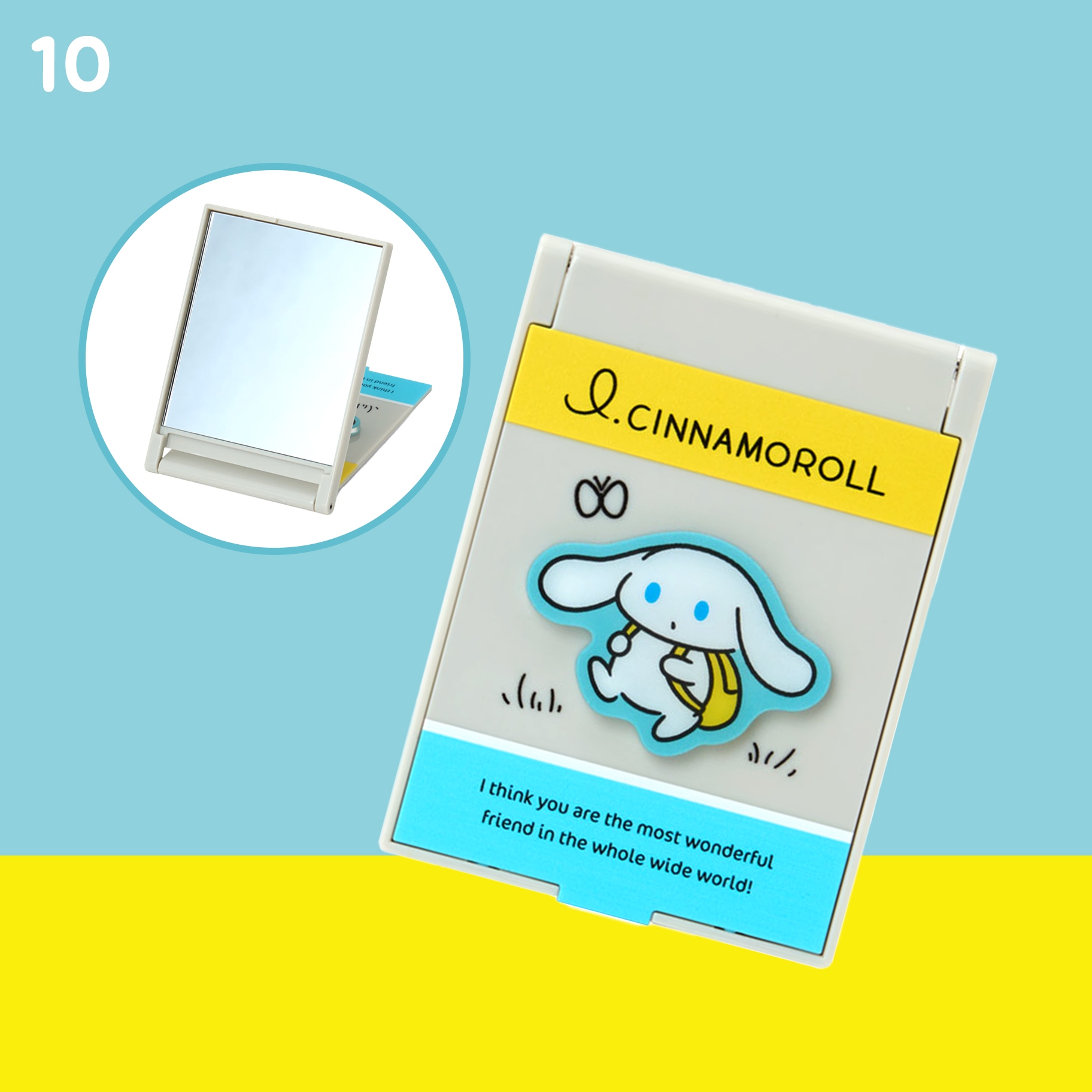 🌸 【預訂】I love Cinnamoroll series - No.10-Mirror 