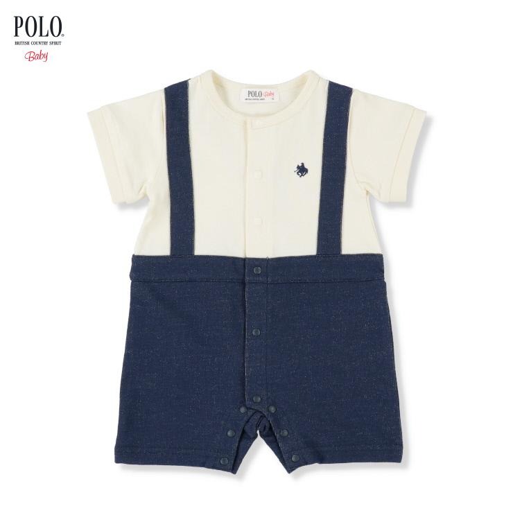 🇯🇵限量預訂 日本直送🇯🇵Polo Baby兩色小馬刺繡吊帶短袖連身服