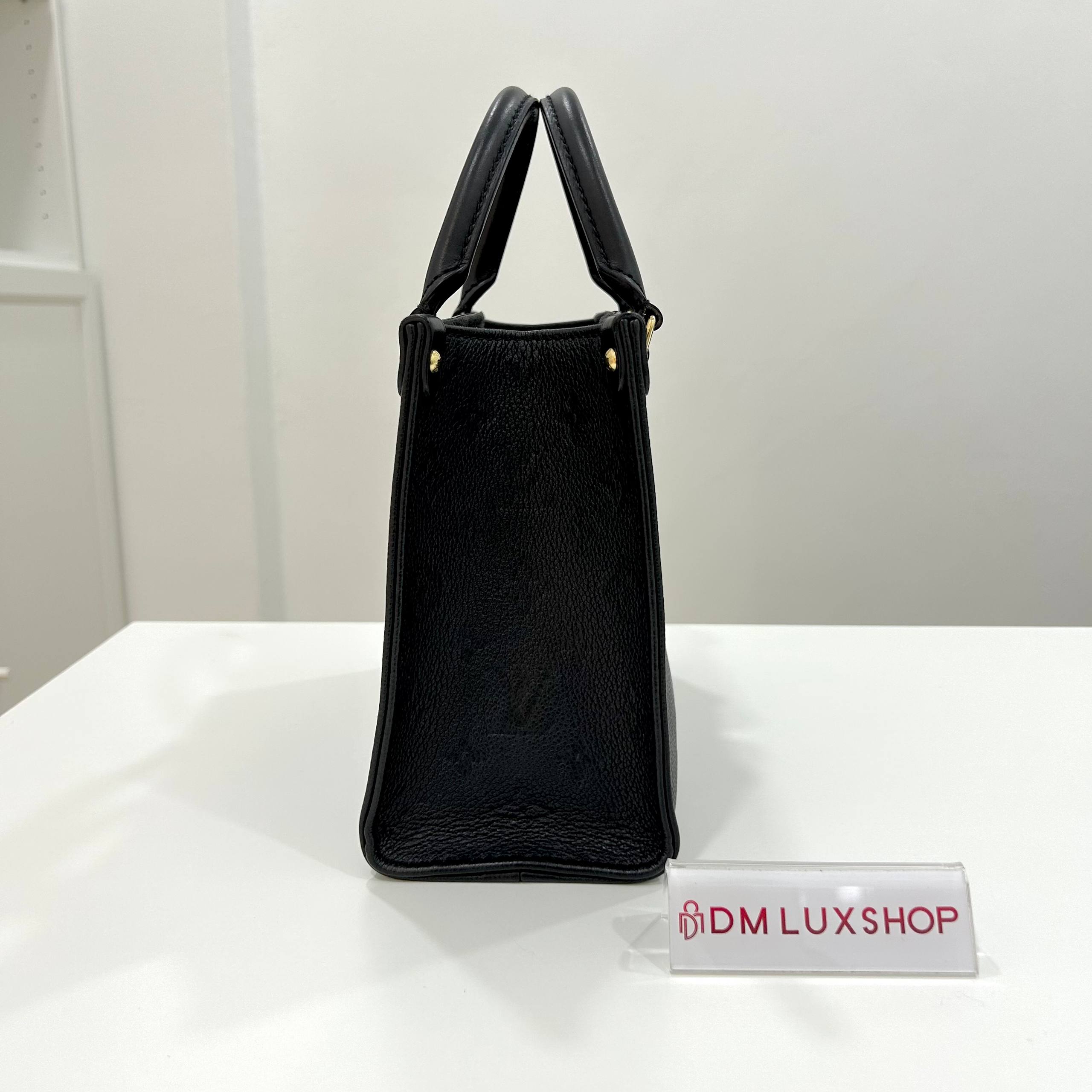 LV Black Empreinte Monogram OnTheGo PM