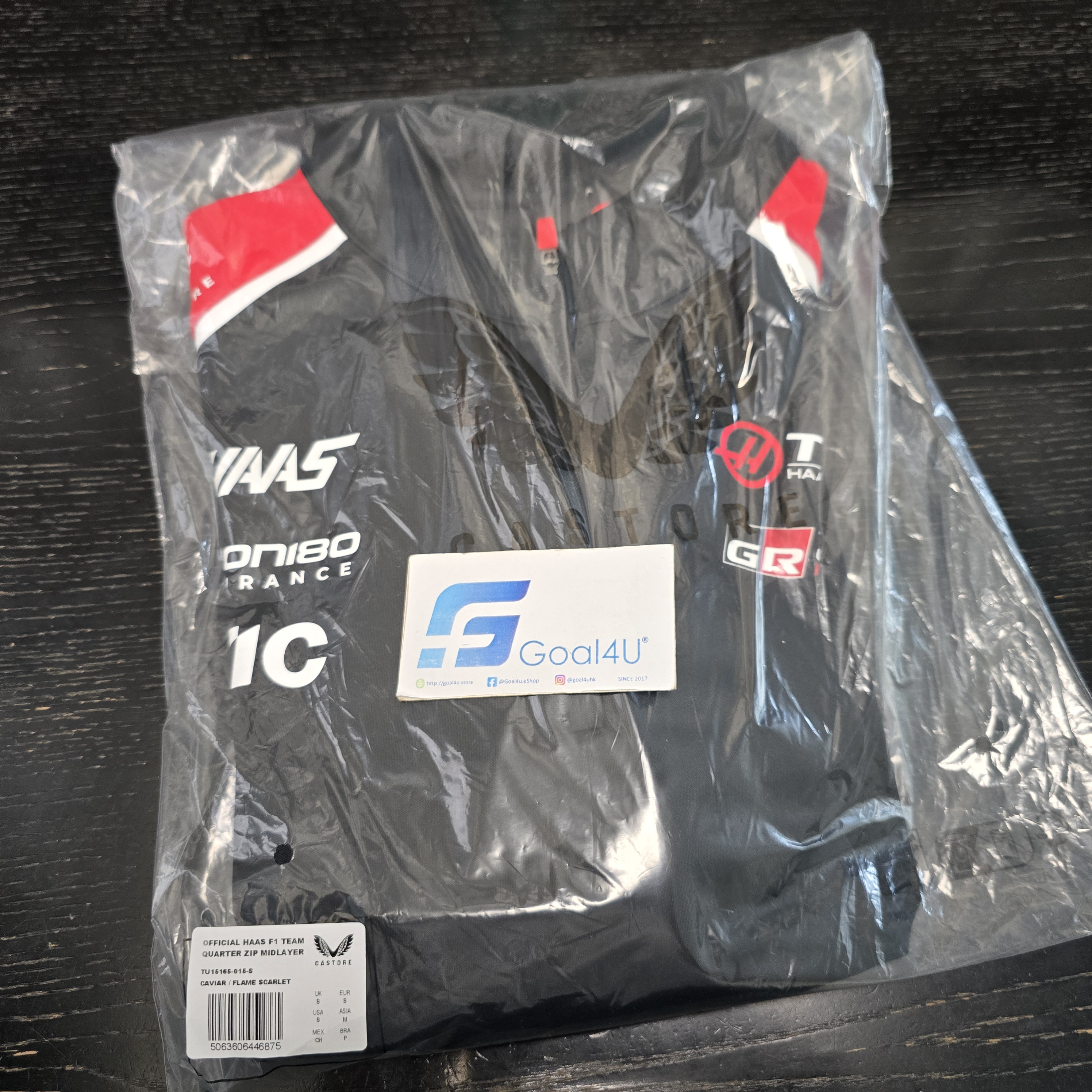 Castore F1 Haas Racing 哈斯車隊 2026 Team Quarter Zip Midlayer TU15165