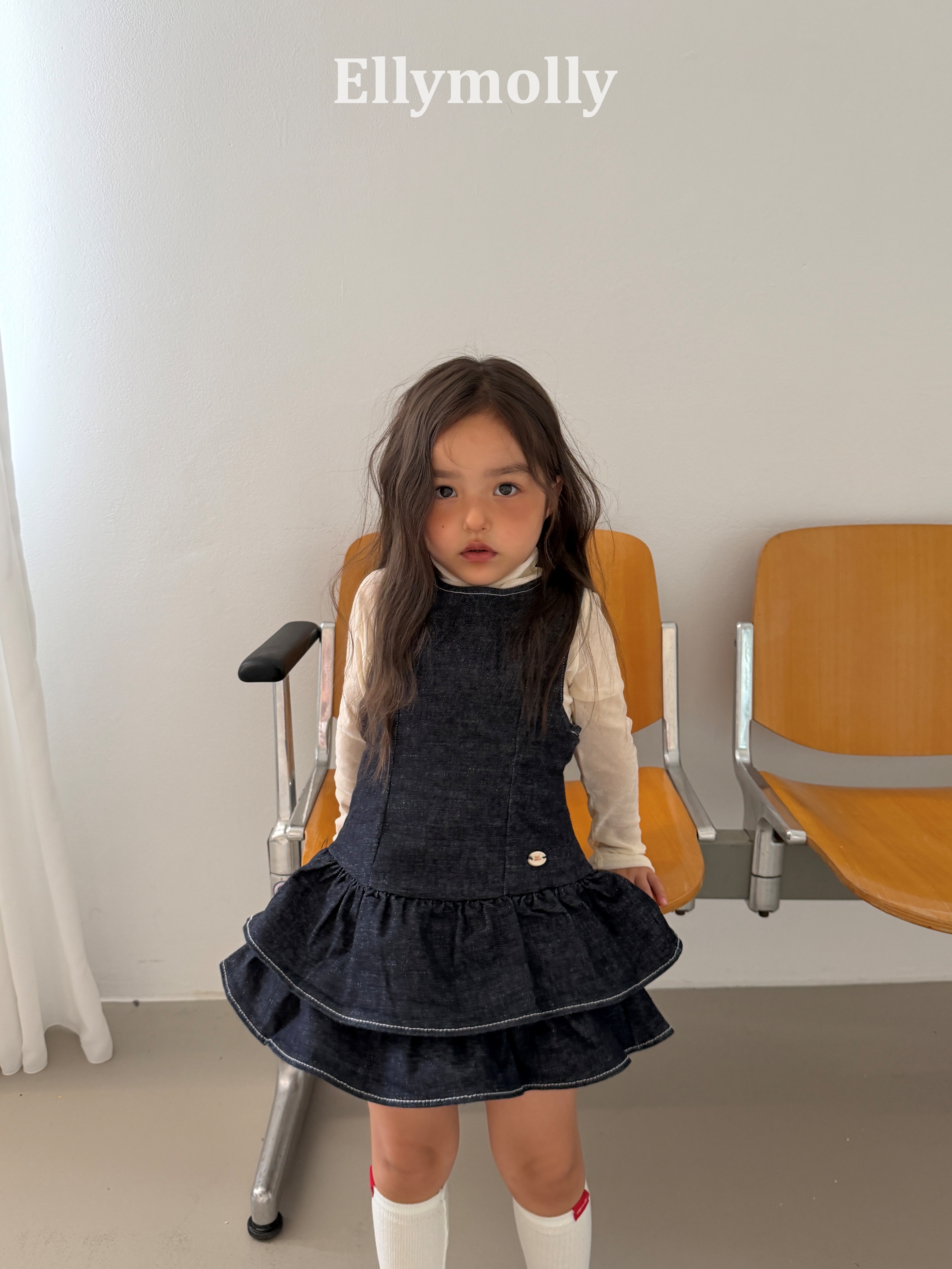Ellymolly | Velvet Mesh Mock Turtleneck