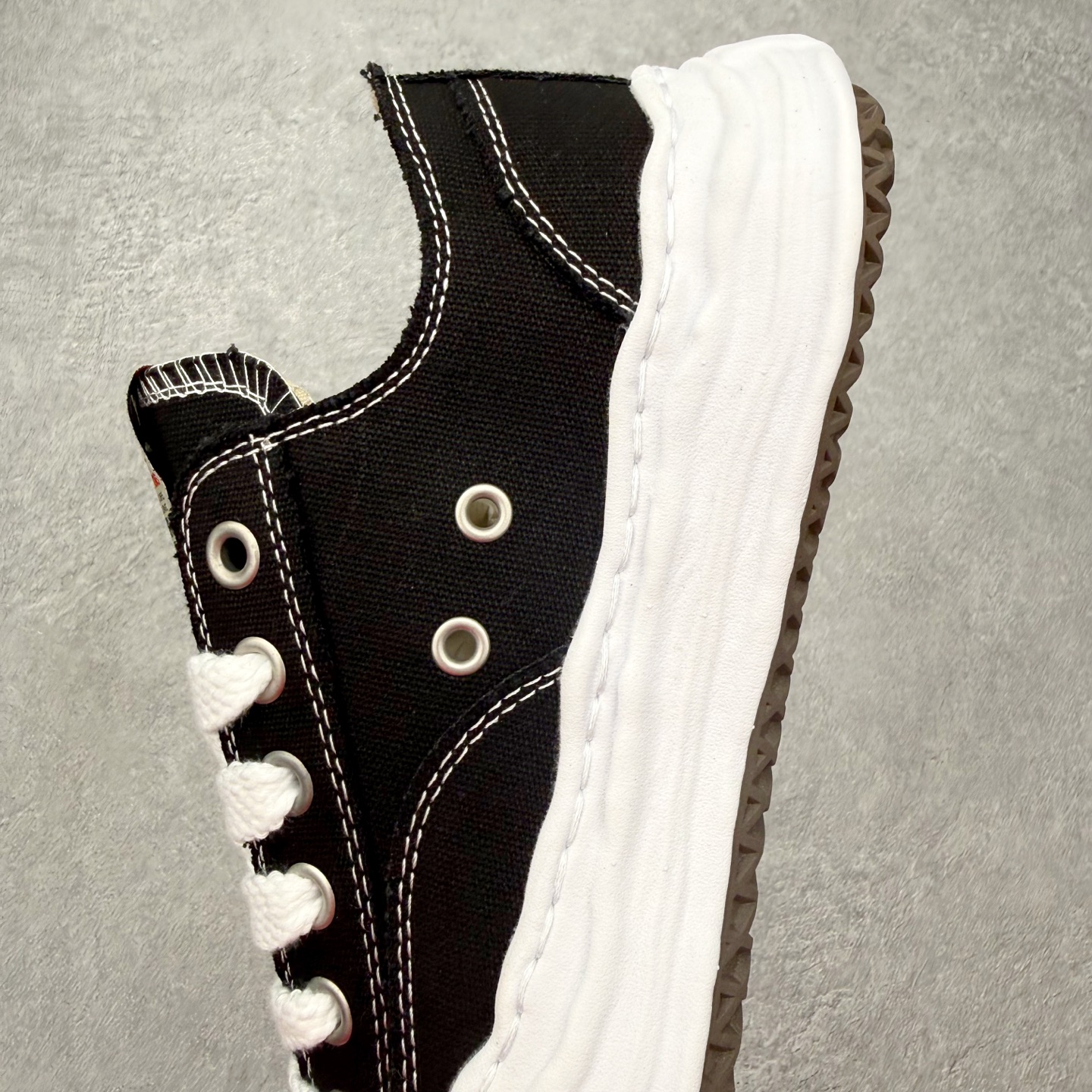 Maison Mihara Yasuhiro MMY "Hank" OG Sole Canvas Low-top Sneaker