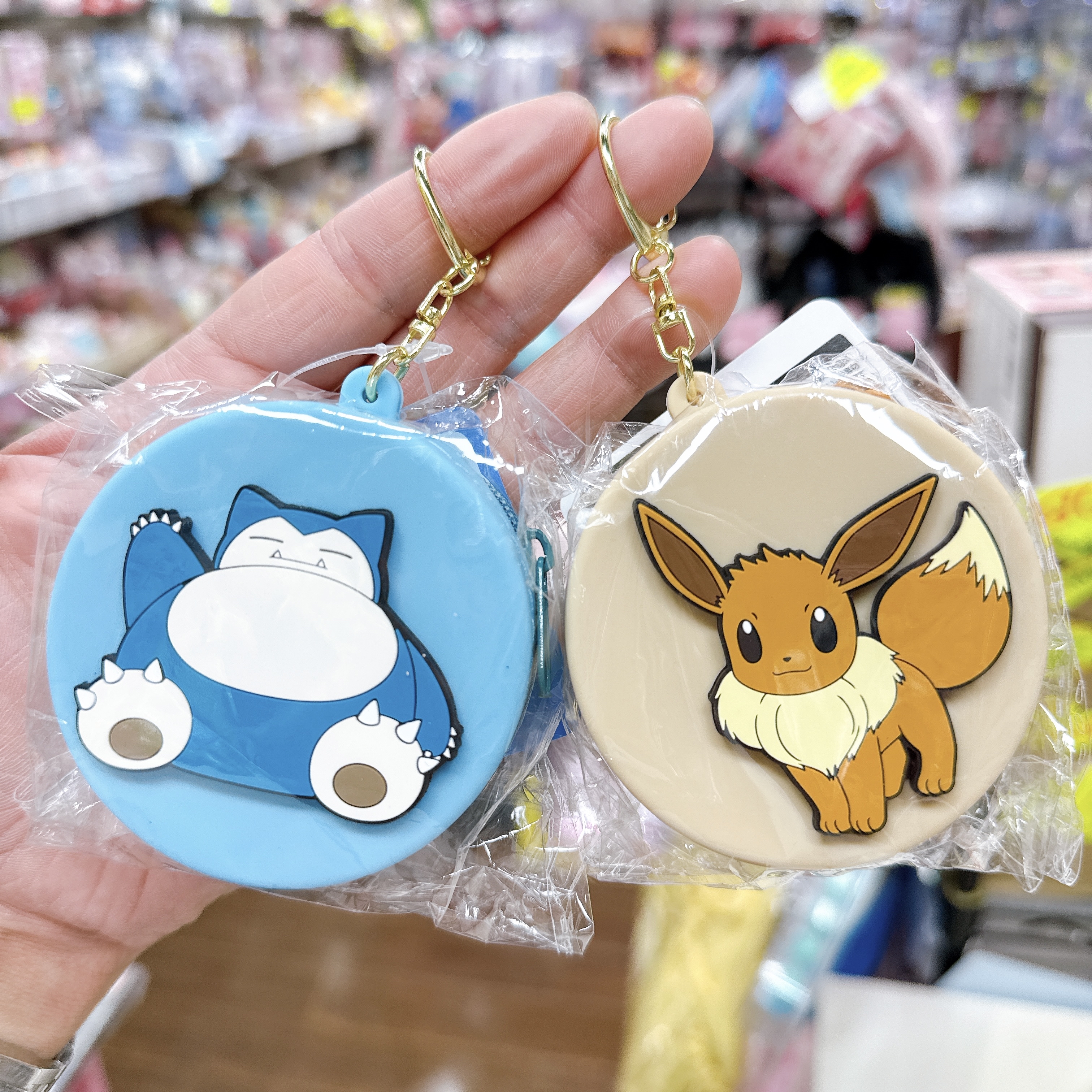 日本版比卡超 卡比獸/伊貝掛包散銀包