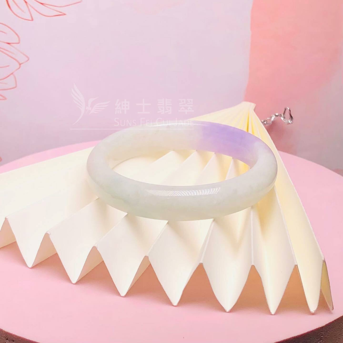 冰藍紫福鐲 55.7mm