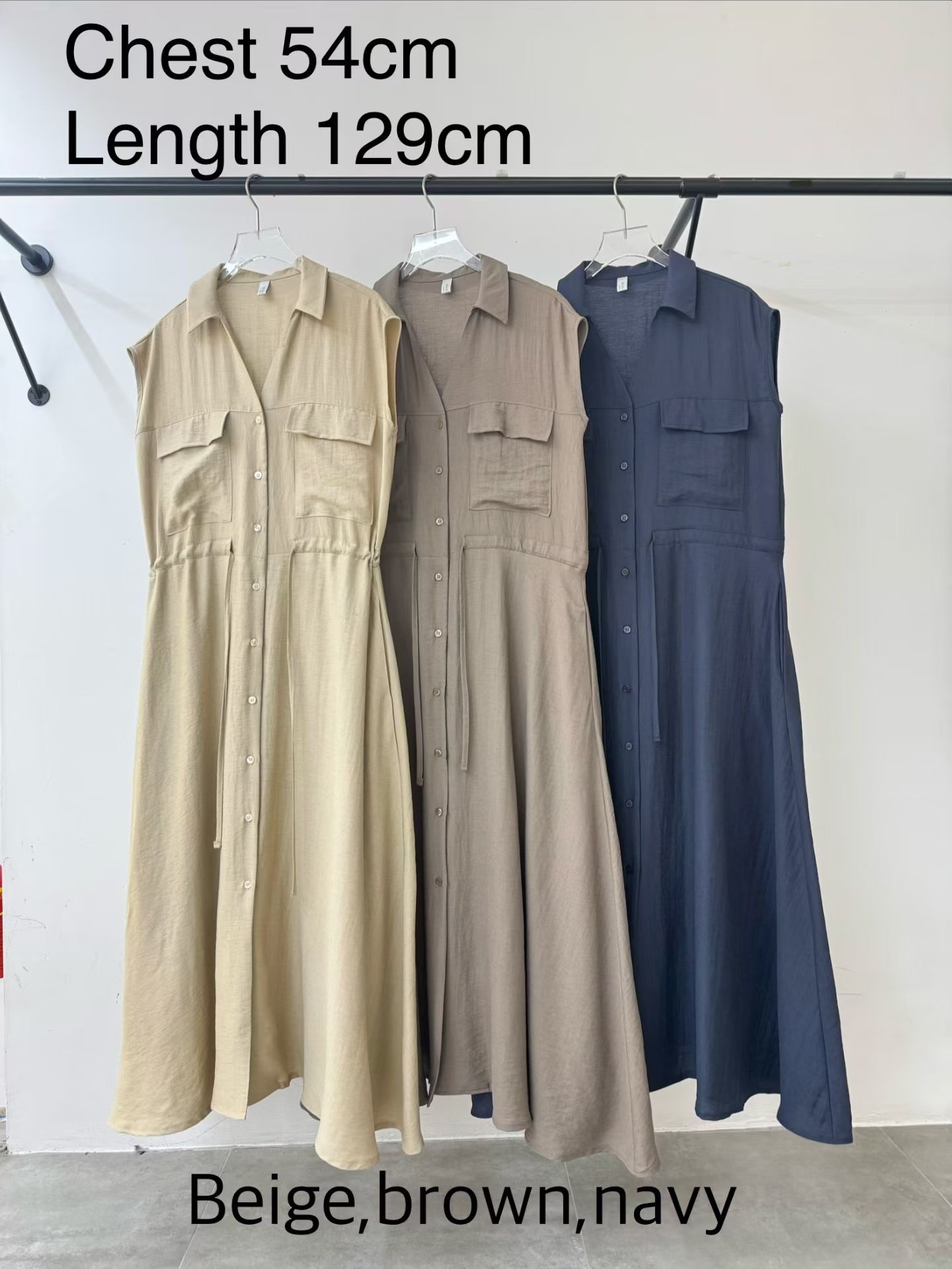 M12 束腰開叉連身裙