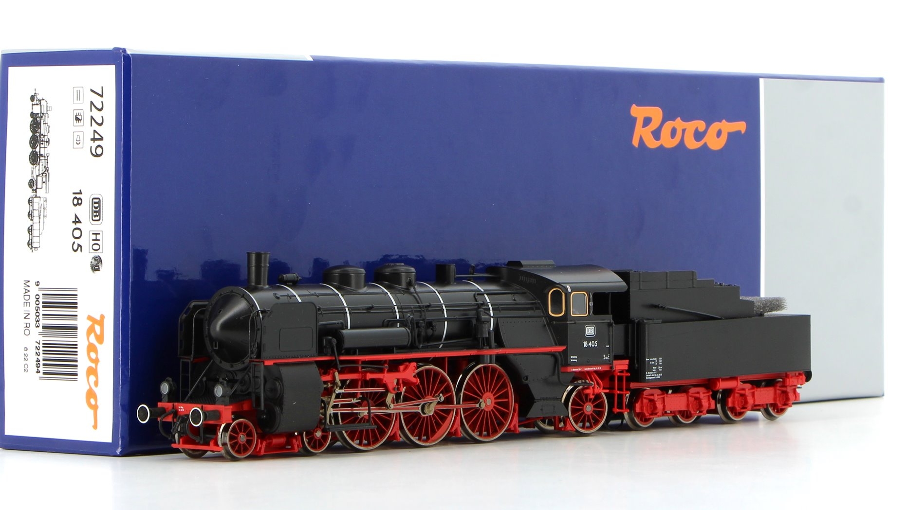 18.4 of the Deutsche Bundesbahn Roco 72249 DCC Sound 