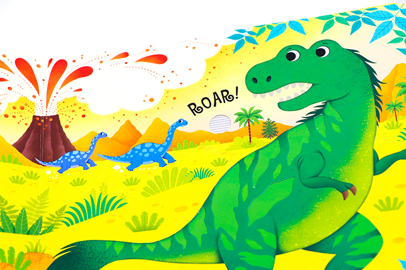 Usborne Dinosaur Sounds恐龍觸摸發聲書