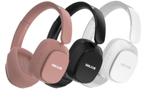 《限時預購》SUNJOM 主動降噪+ENC環境降噪無線可折疊式頭戴式耳機 