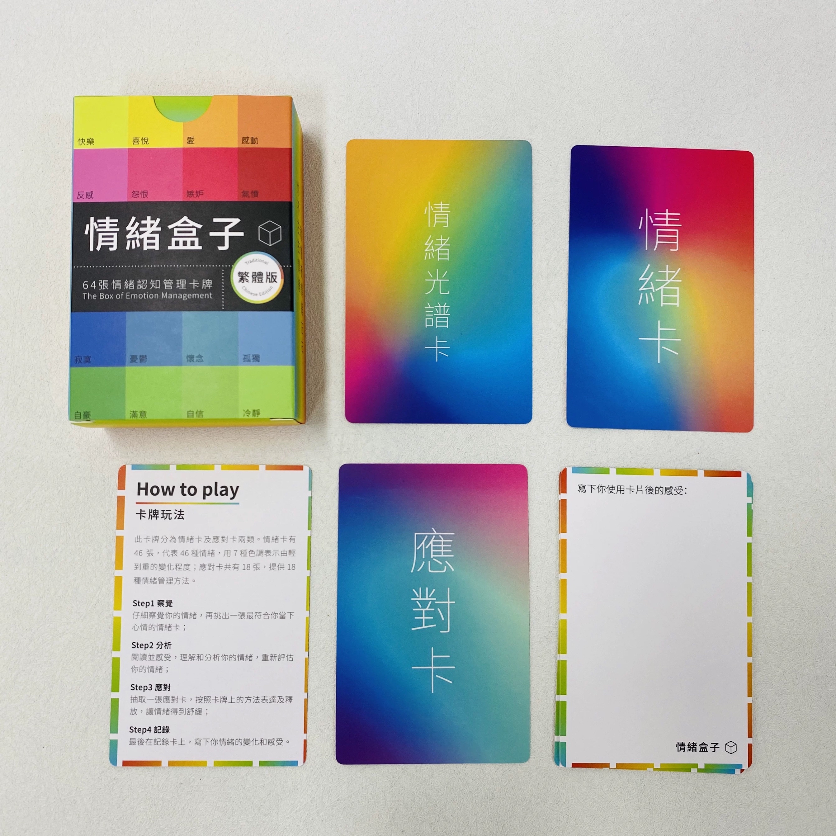 情緒管理神器【情緒盒子】（64張卡）