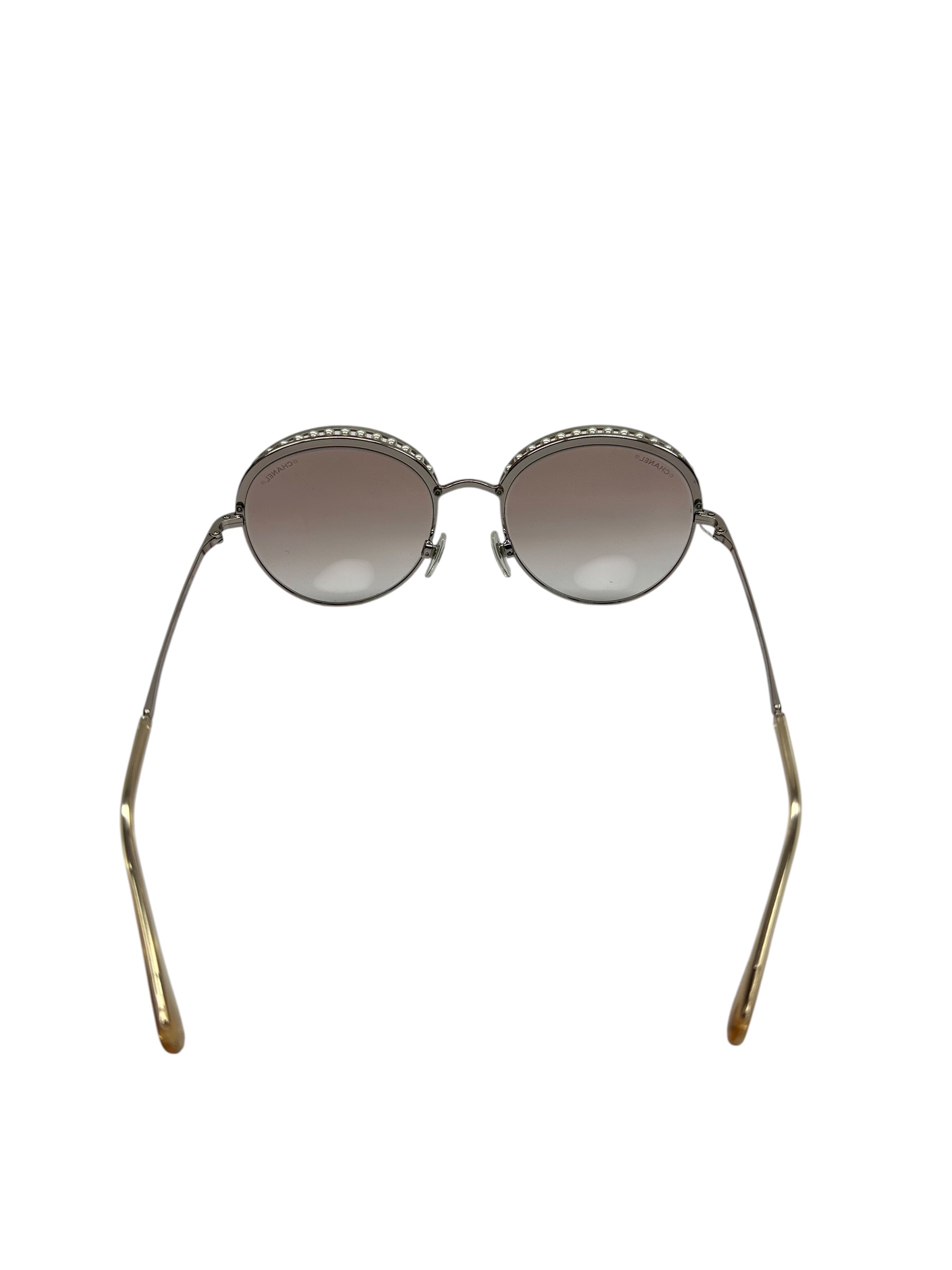 Pre-Owned CHANEL Round Pearl Sunglasses / Product Code: 080504