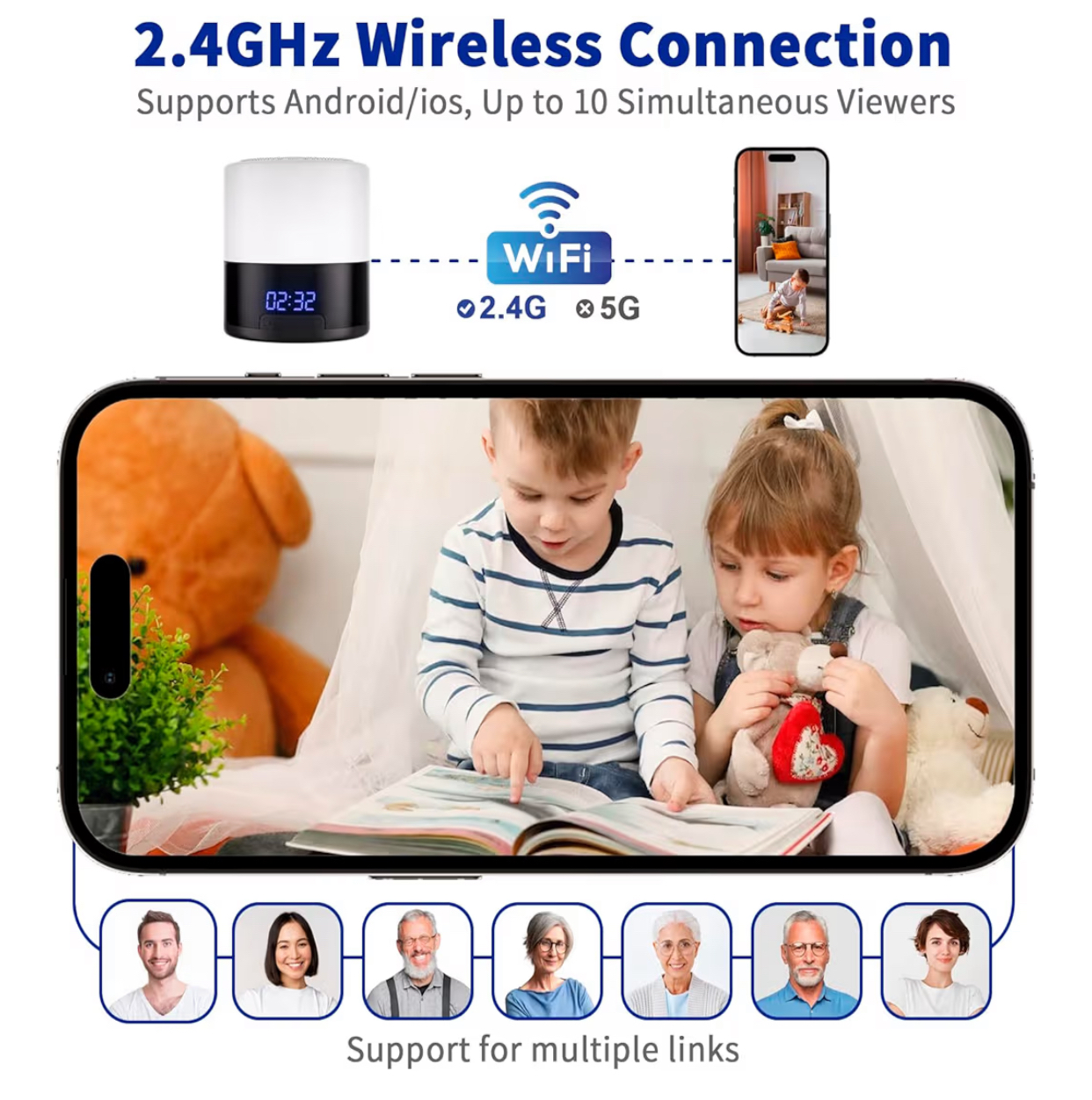 藍芽音響拍拍燈針孔攝影機