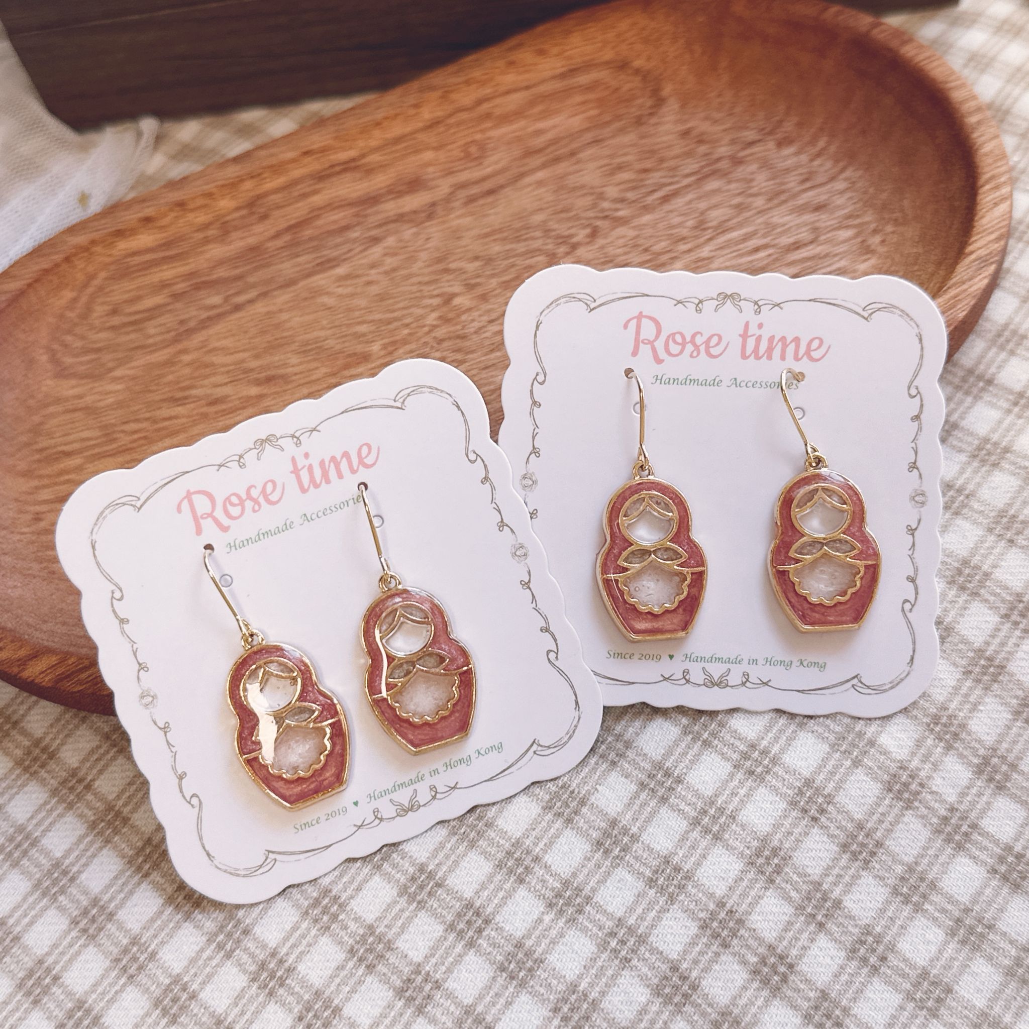 俄羅斯花花 暗粉紅 小號