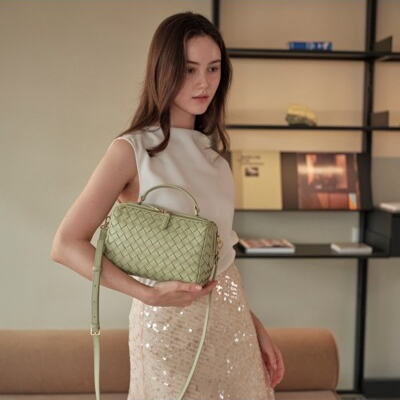 [減價優惠][Samantha Thavasa] Weaving One Handle Tote Bag