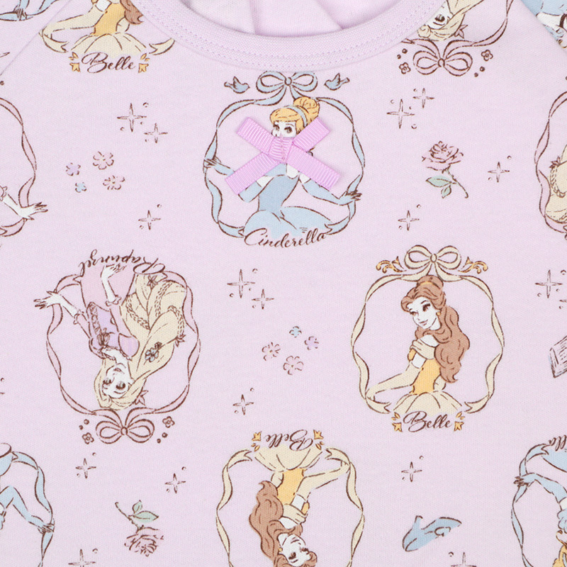 🇯🇵預訂 日本直送🇯🇵Disney公主人物滿印荷葉邊包腹長袖家居服上下套裝