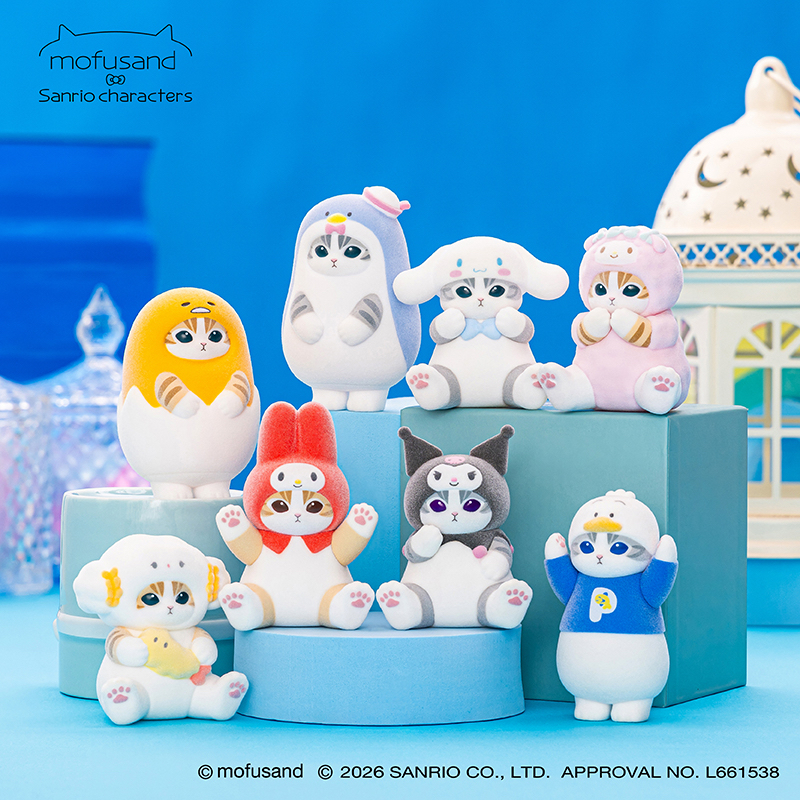 🎀【預訂】Sanrio x Mofusand 迷你公仔盲盒 vol. 2