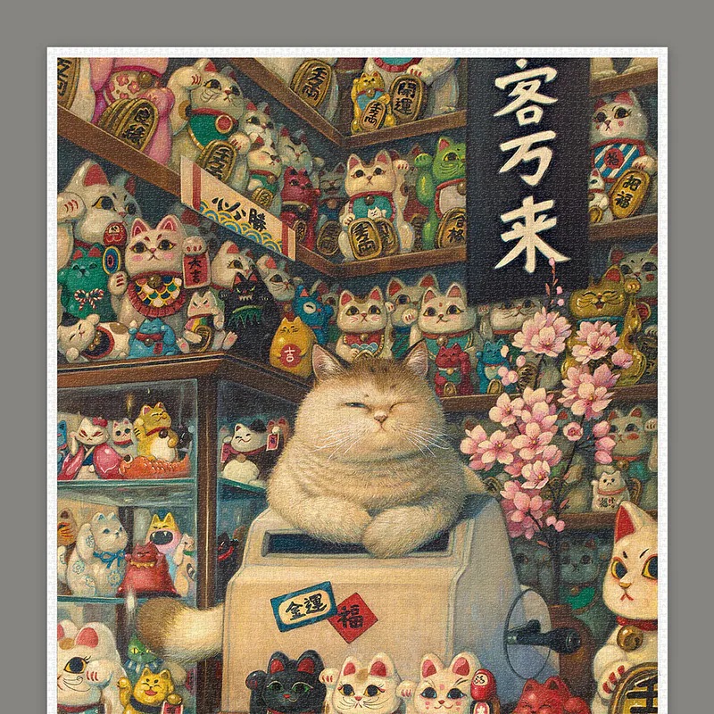 📦訂購 台灣代購 特裝限定Phoenix Chan 招財貓本舖 8000片 拼圖