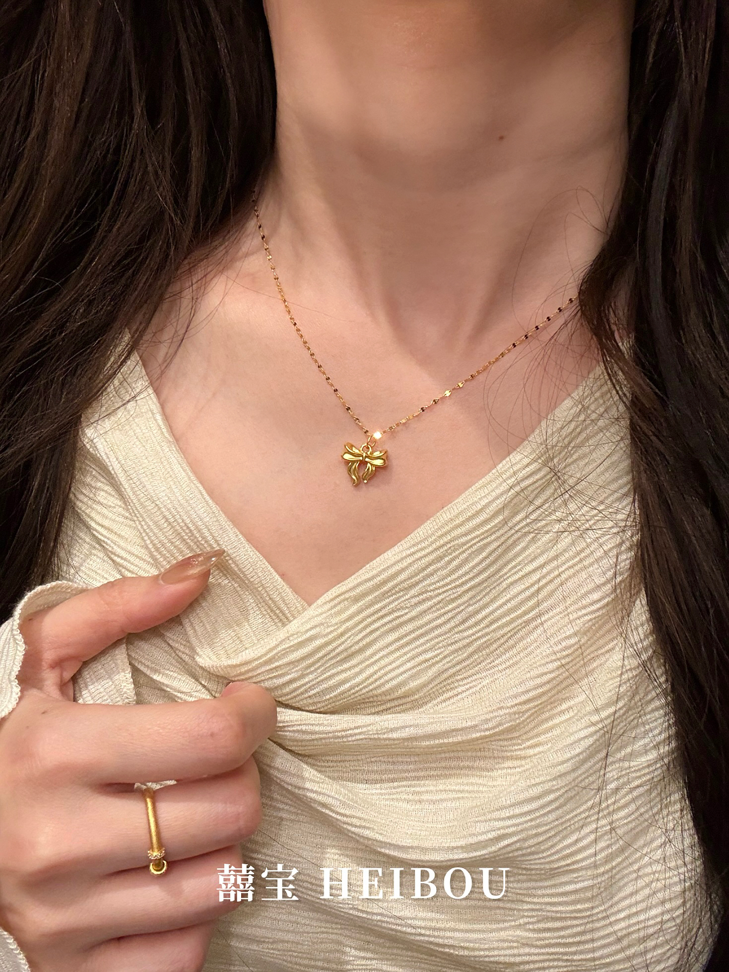 【无氢款】蝴蝶结-吊坠