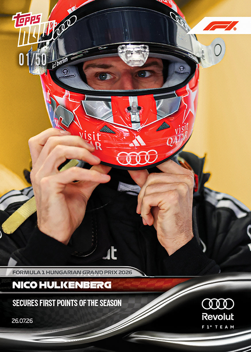 Nico Hülkenberg - 2026 F1 Topps Now #52 Hungarian GP 紀念卡【團購】