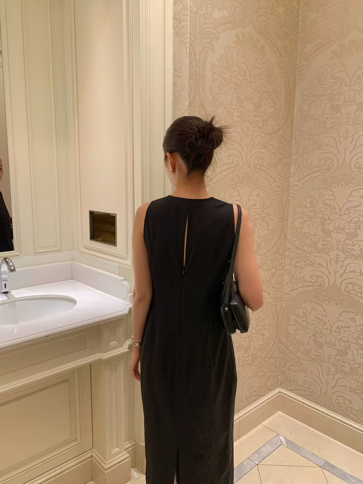 Elegant one piece long dress (with inner dress)