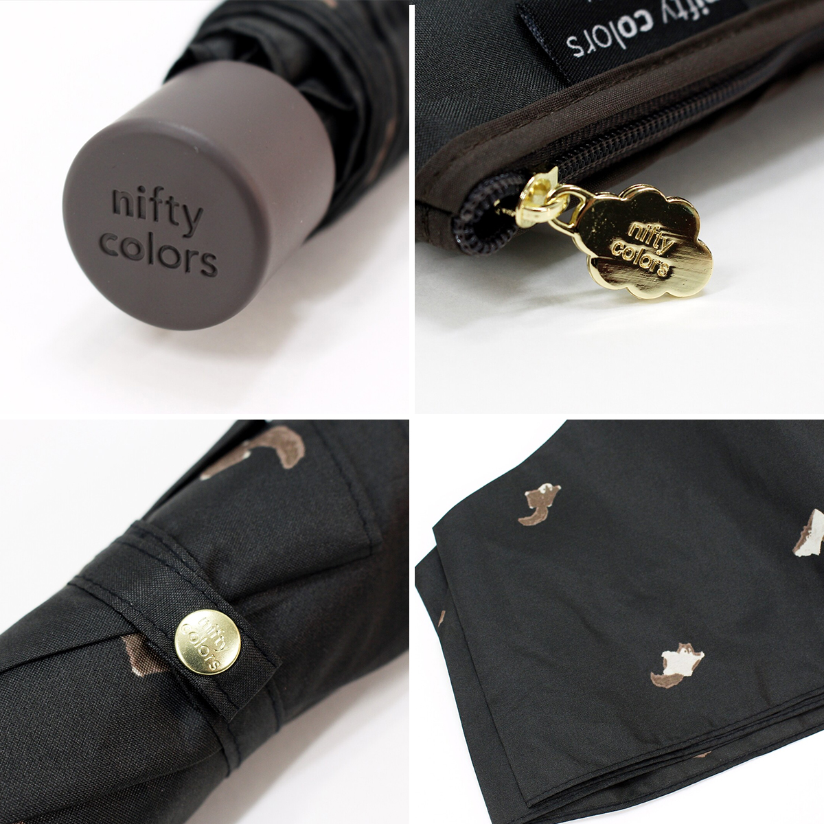 nifty colors 可愛袋鼯縮骨遮連拉鏈袋☂️