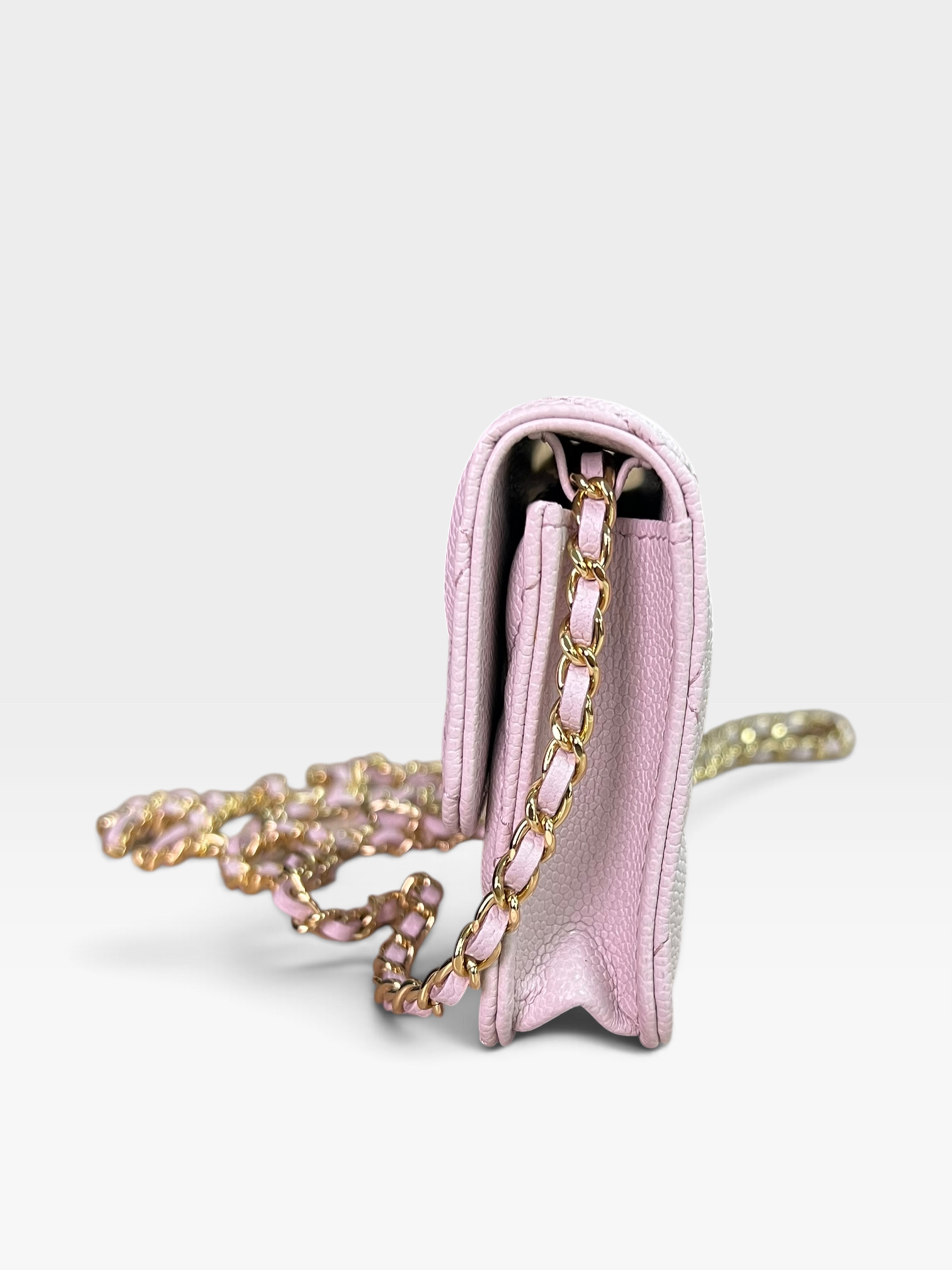Pre-owned CHANEL Caviar Quilted Miss Coco Clutch With Chain / Product Code: 083105
