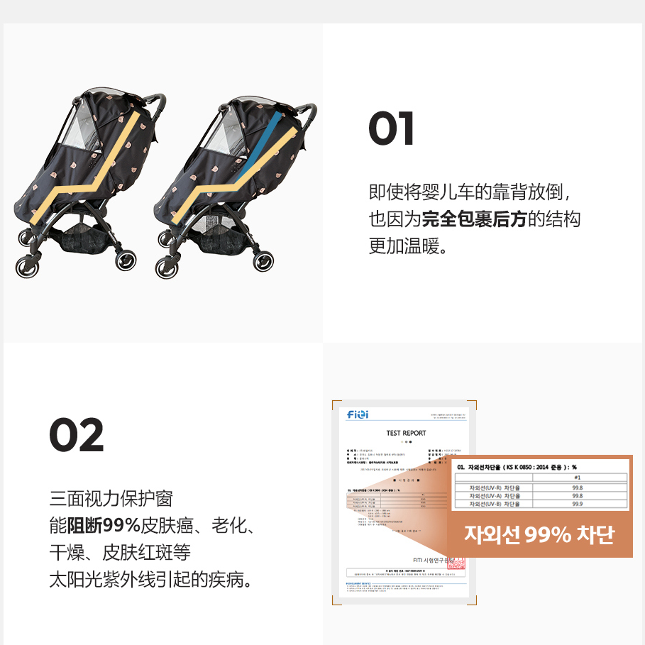 DOTTODOT圓圓臉嬰兒車黑色防風罩(僅開放松鼠/兔兔款)